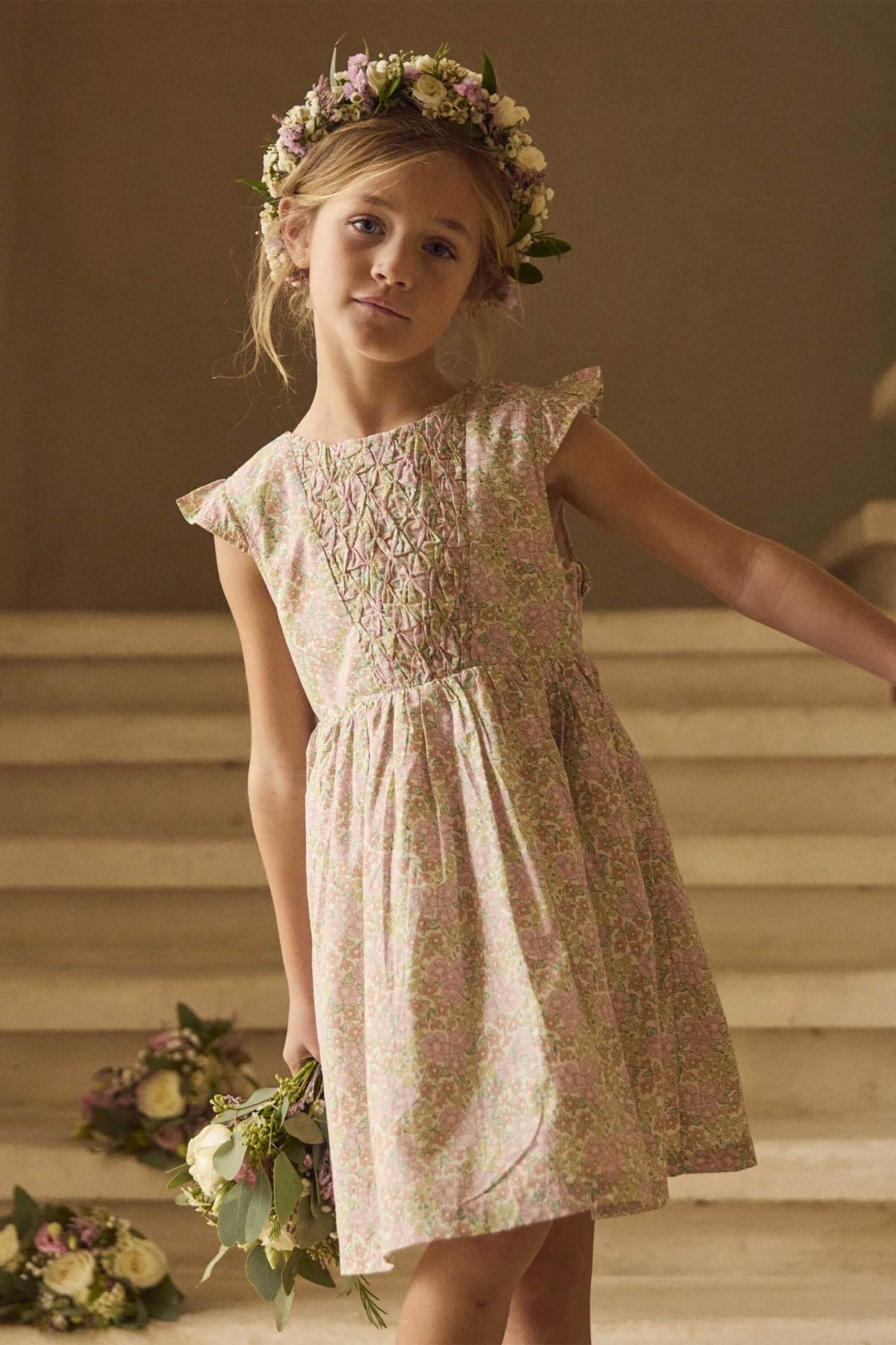 DPAM παιδικό φόρεμα για κορίτσια "Fairy Floral" - 376138 Πολύχρωμο