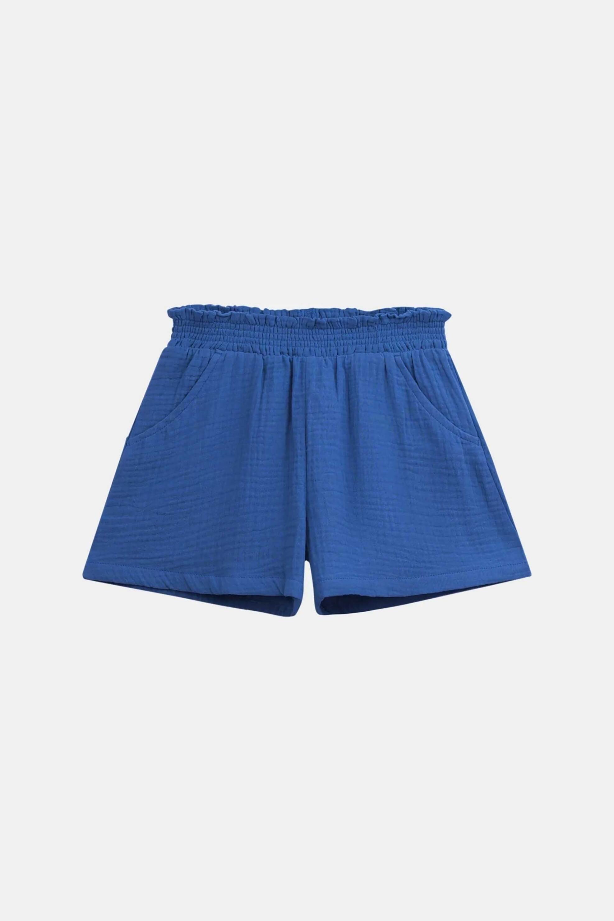 DPAM παιδικό σορτς για κορίτσια "Blue Gauze" - 376566 Μπλε