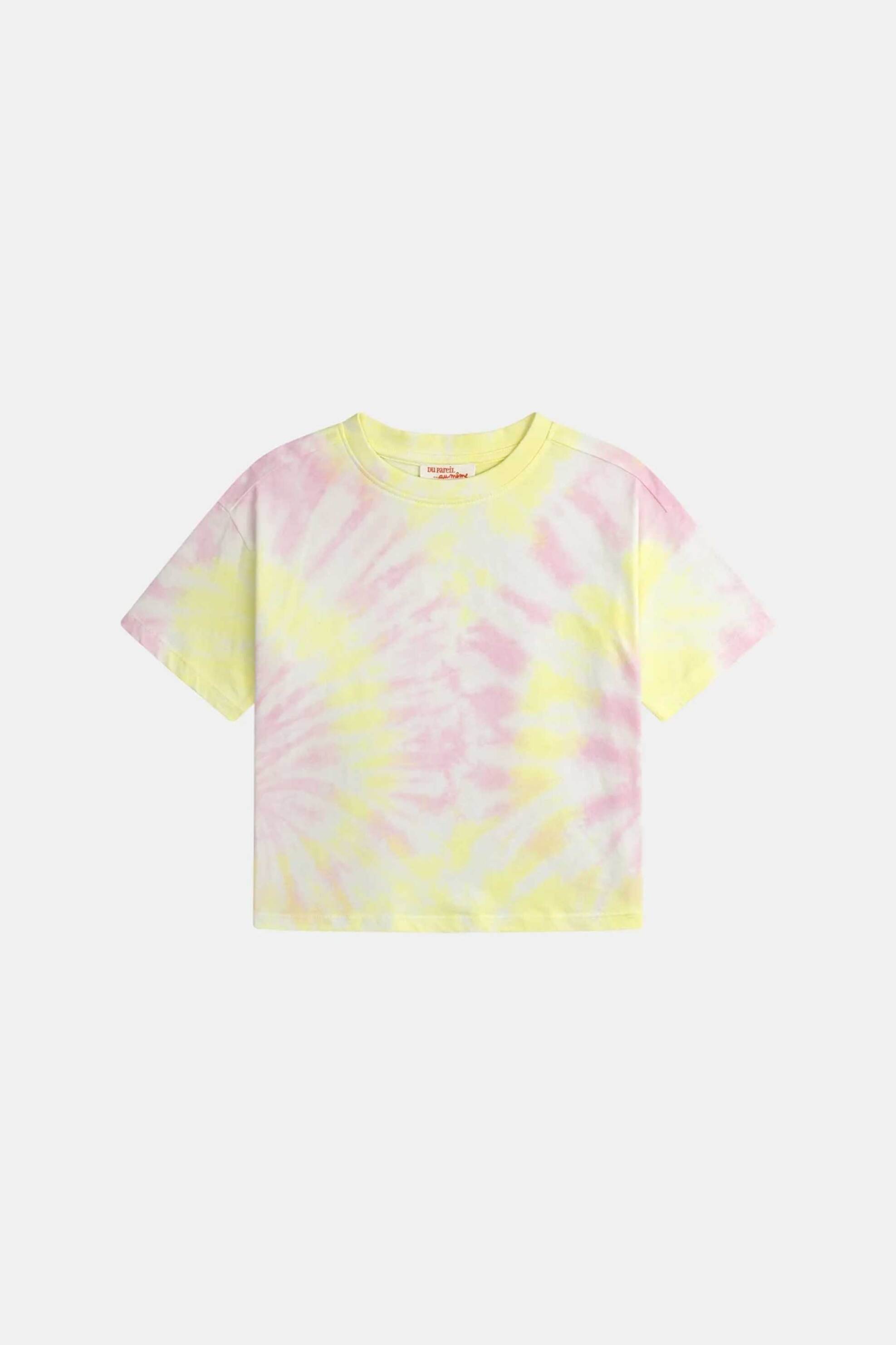 DPAM παιδική μπλούζα για κορίτσια pink "Tie-Dye" - 376602 Κίτρινο