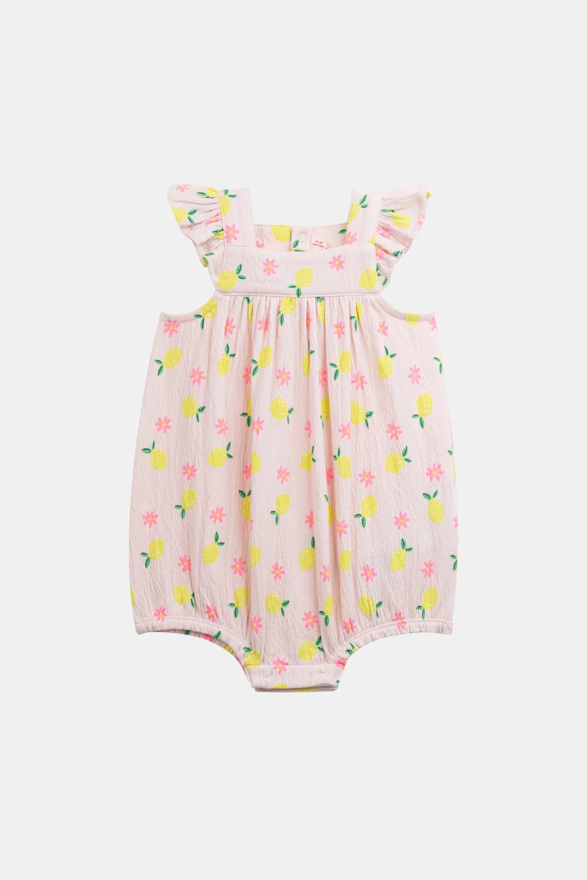 DPAM βρεφικό φορμάκι για κορίτσια "Baby Lemons" - 376816 Ροζ