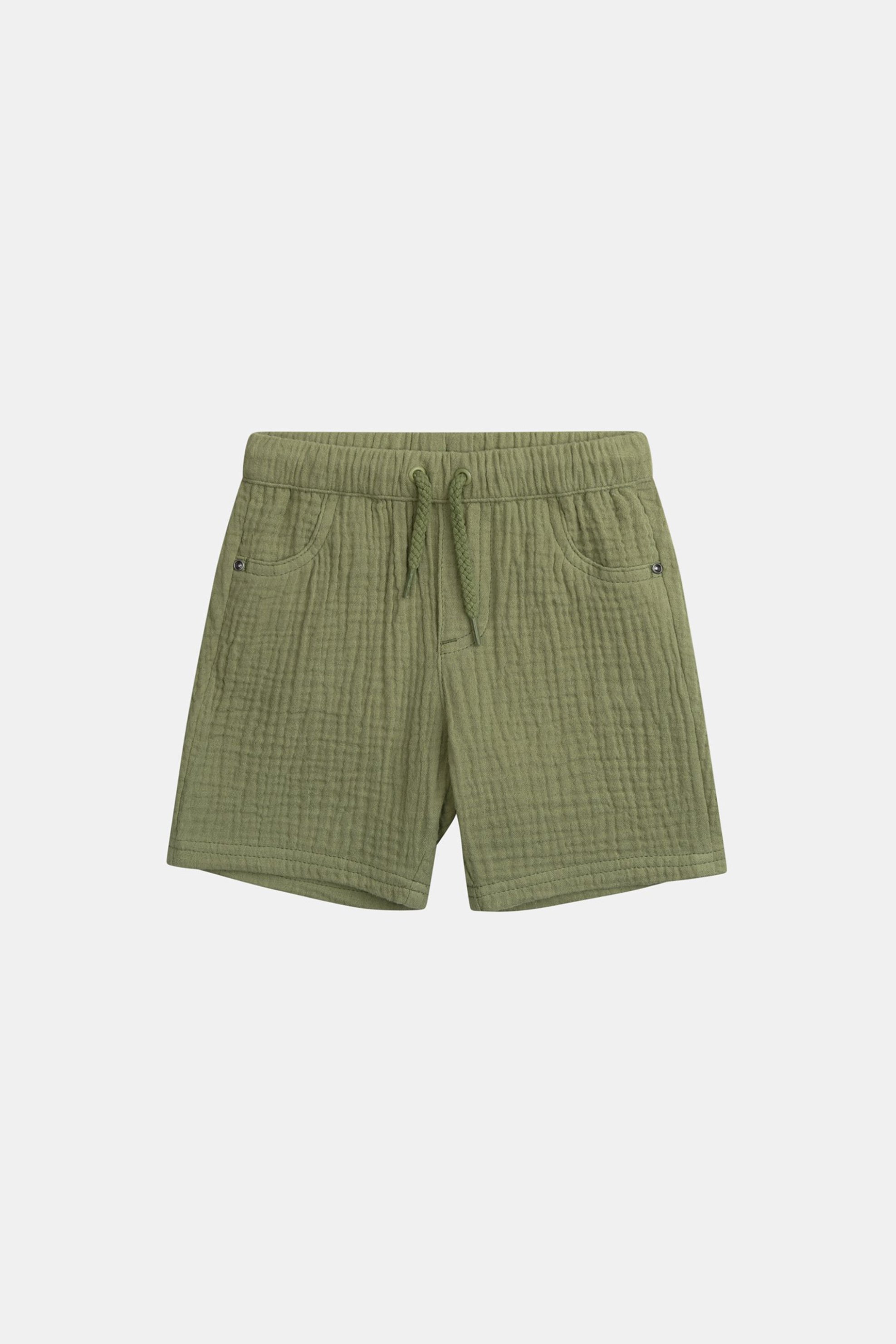 DPAM βρεφικό σορτς για αγόρια "Olive Zebra" - 377221 Λαδί