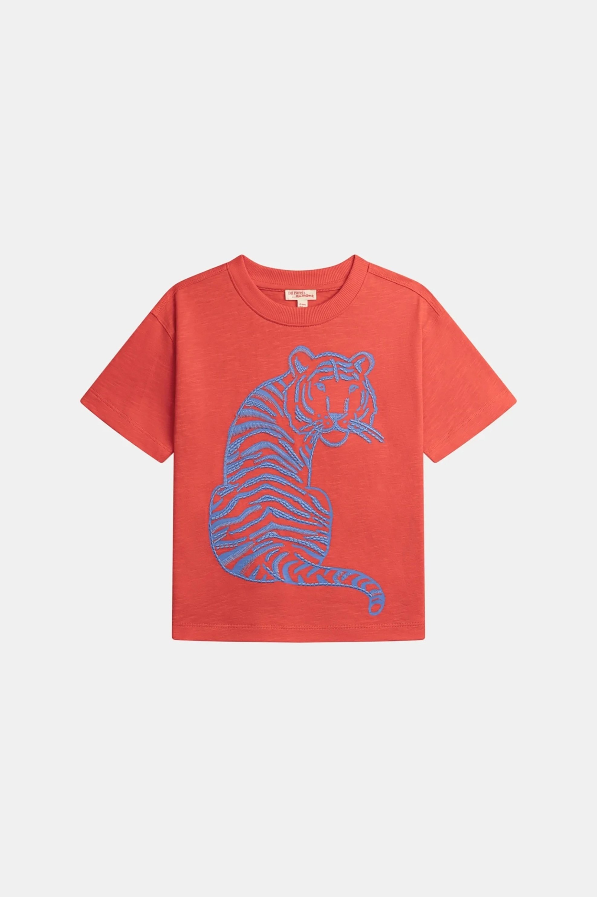 DPAM παιδική μπλούζα για αγόρια "Red Tiger" - 377140 Κόκκινο