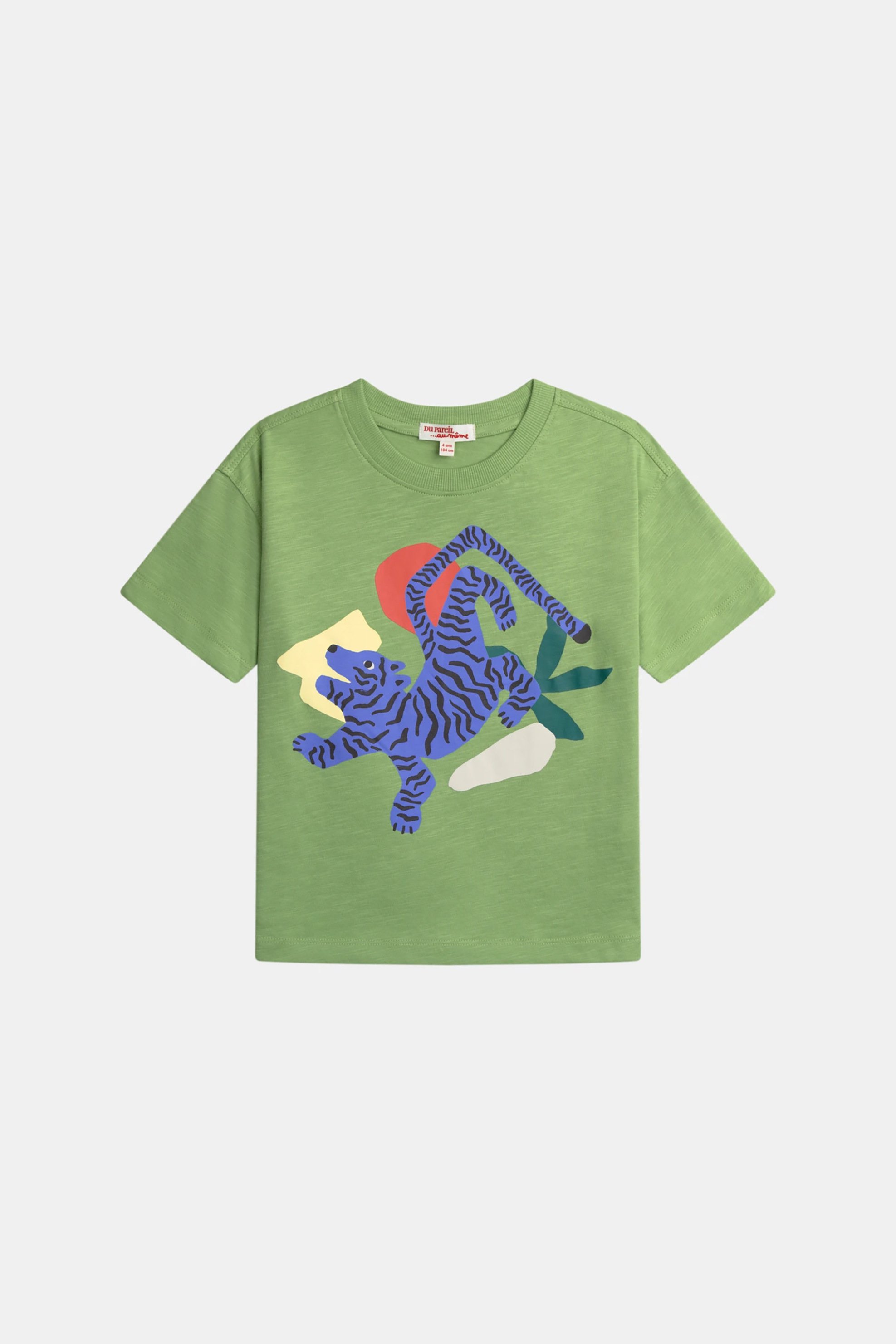 DPAM παιδική μπλούζα για αγόρια "Green Tiger" - 377153 Πράσινο