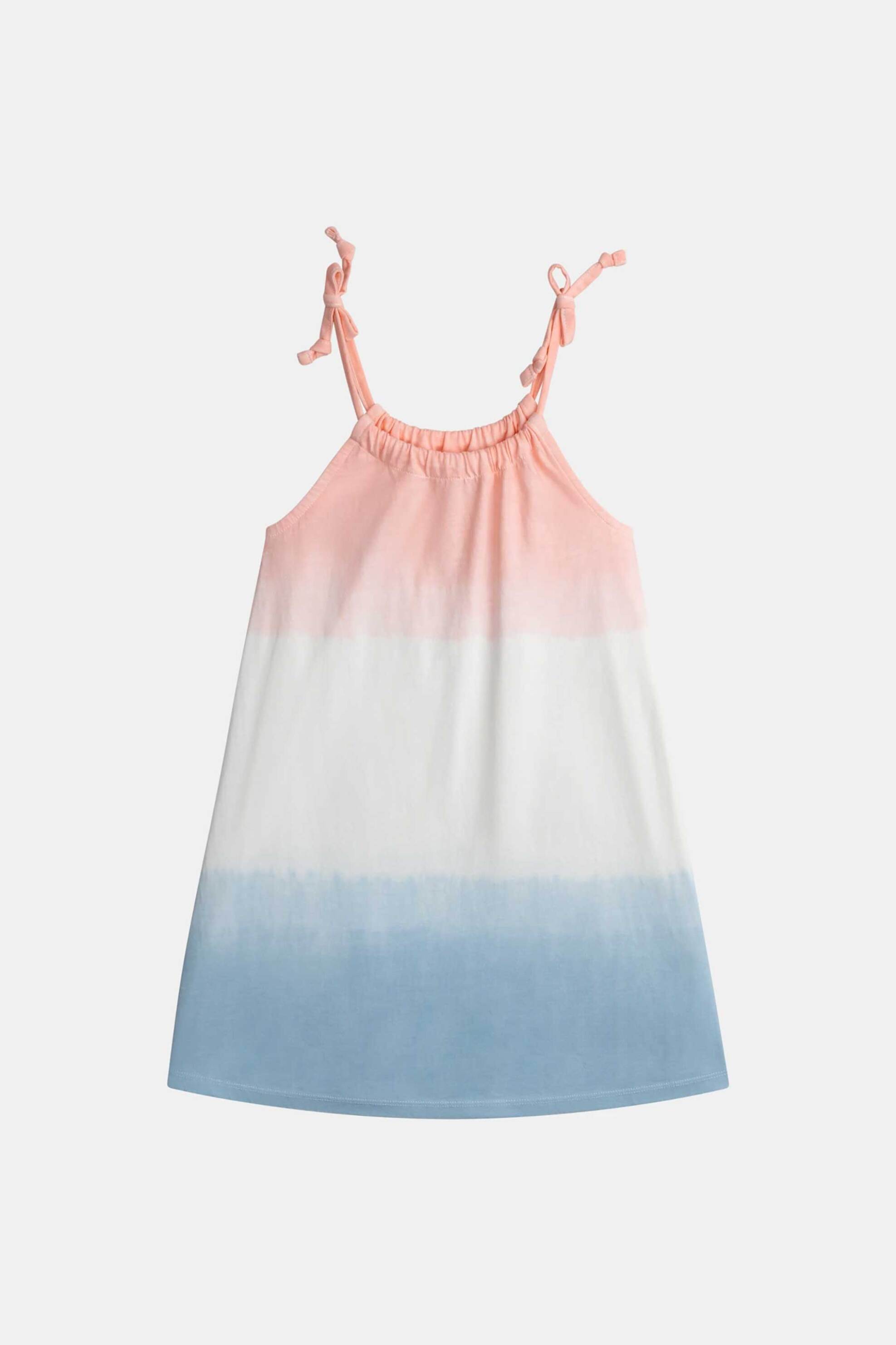 DPAM παιδικό φόρεμα για κορίτσια "Three Tie-Dye" - 377409 Λευκό