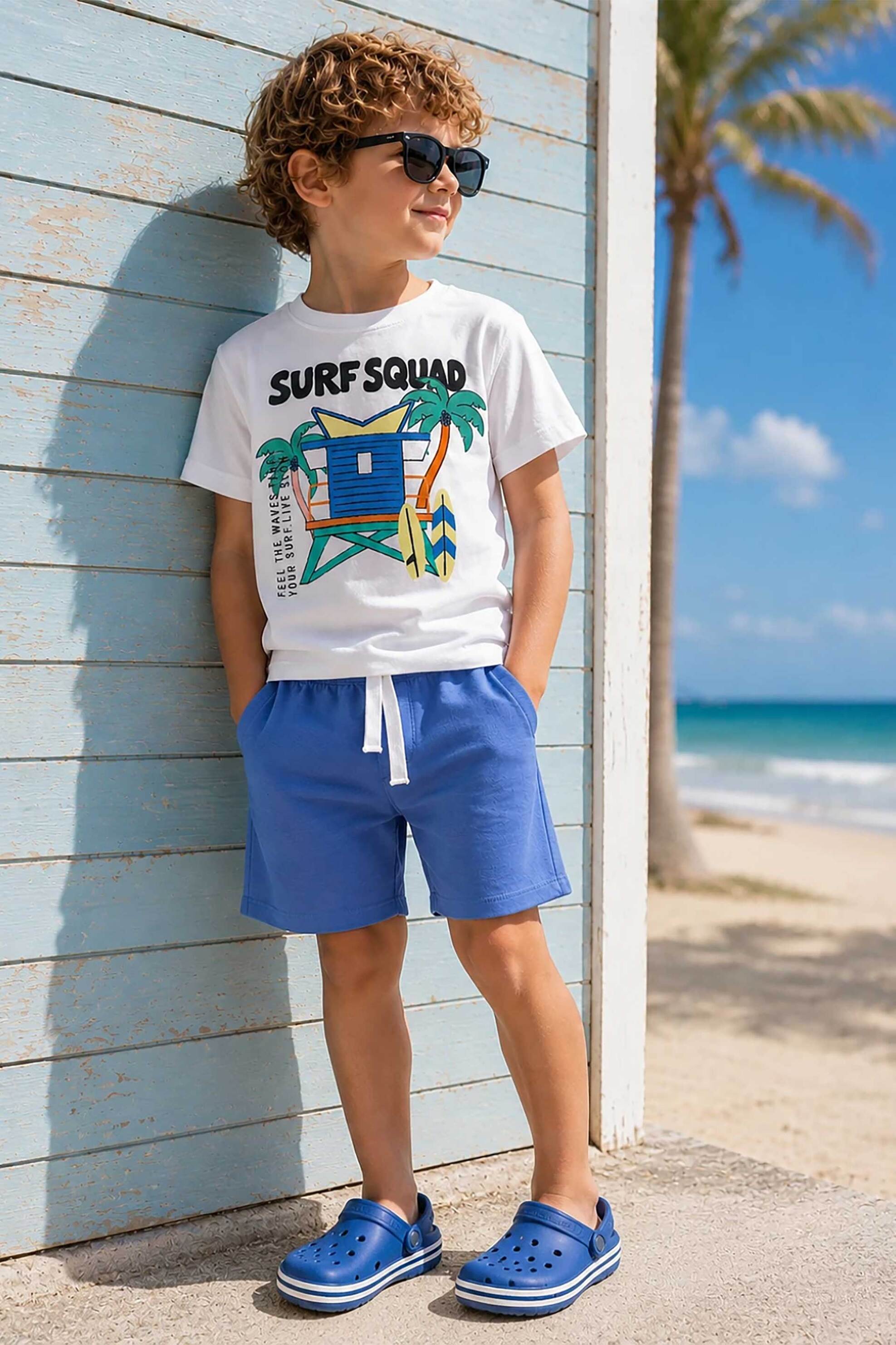DPAM παιδικό σετ για αγόρια "Surf Squad" - 377436 Λευκό