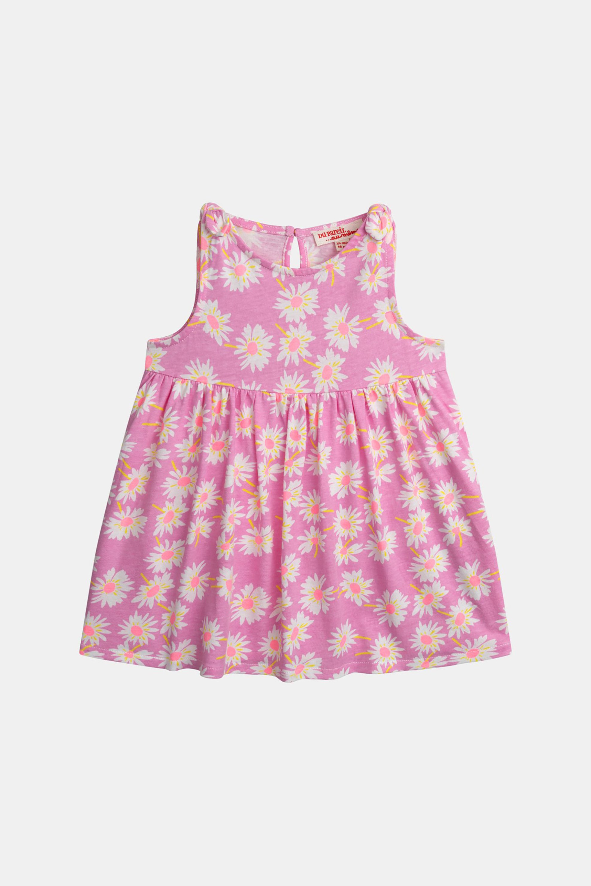 DPAM βρεφικό φόρεμα για κορίτσια "Pink Daisies" - 377472 Ροζ