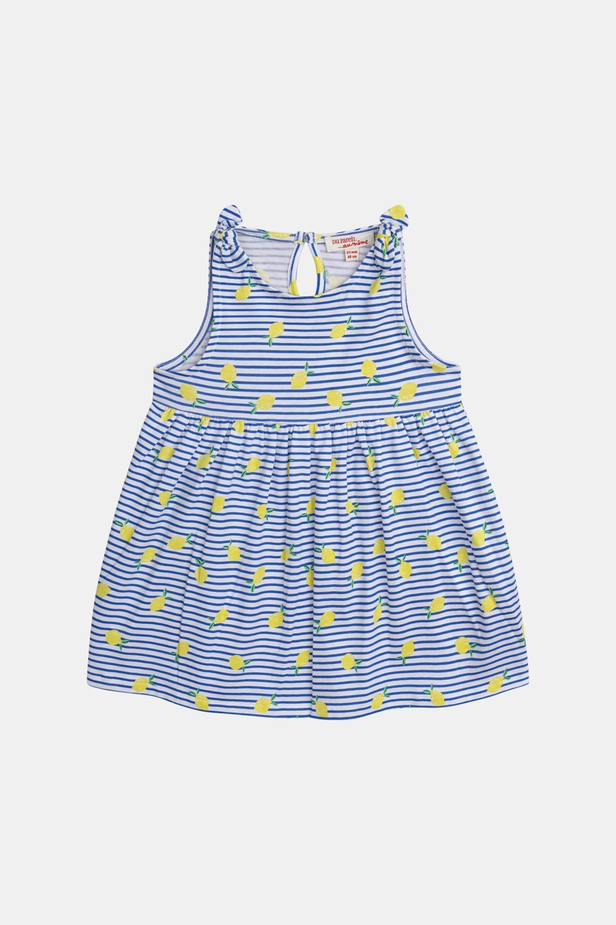 DPAM βρεφικό φόρεμα για κορίτσια "Marine Lemons" - 377478 Μπλε