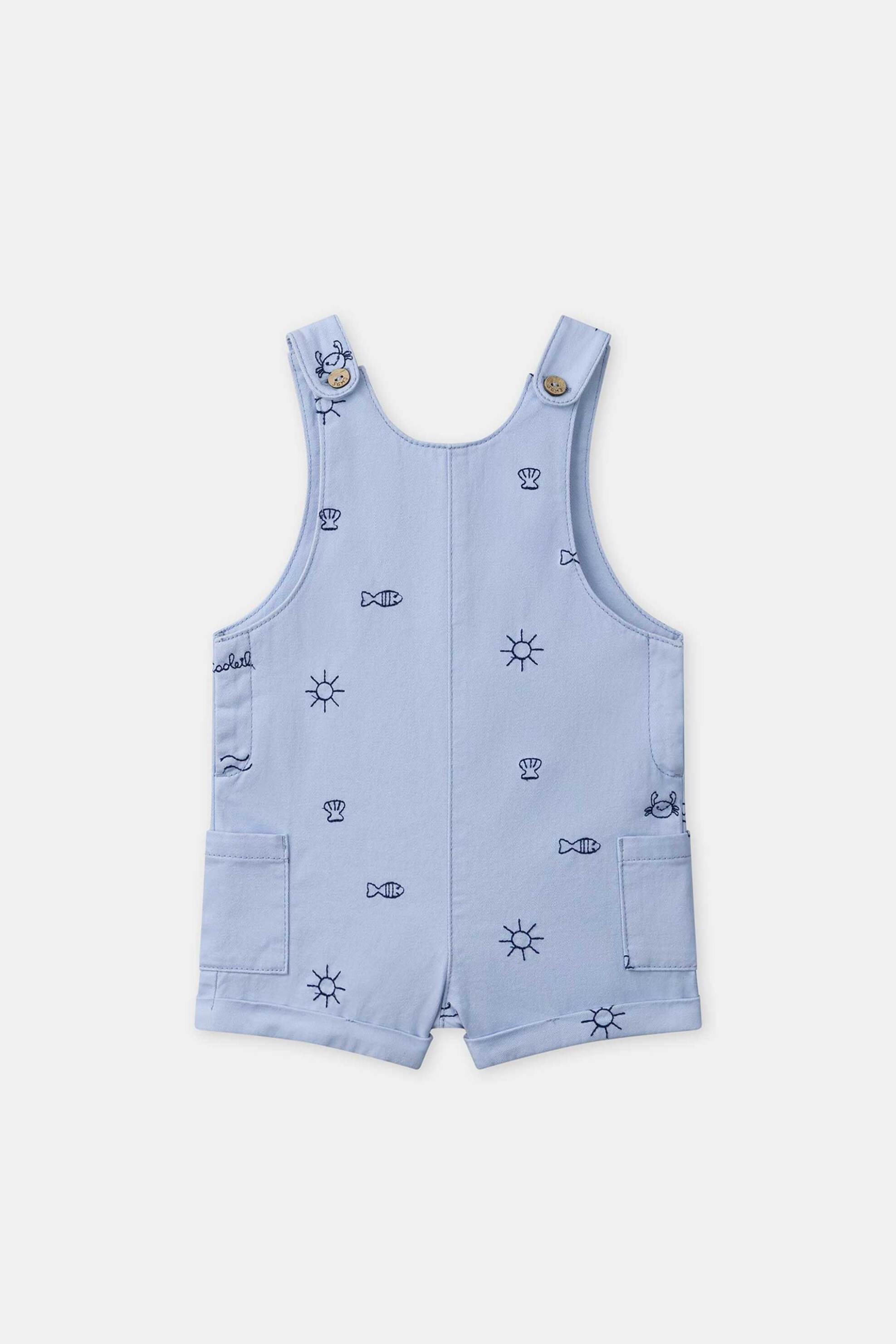 DPAM βρεφική σαλοπέτα για αγόρια "Baby Blue Bottom" - 378225 Μπλε Ανοιχτό φωτογραφία