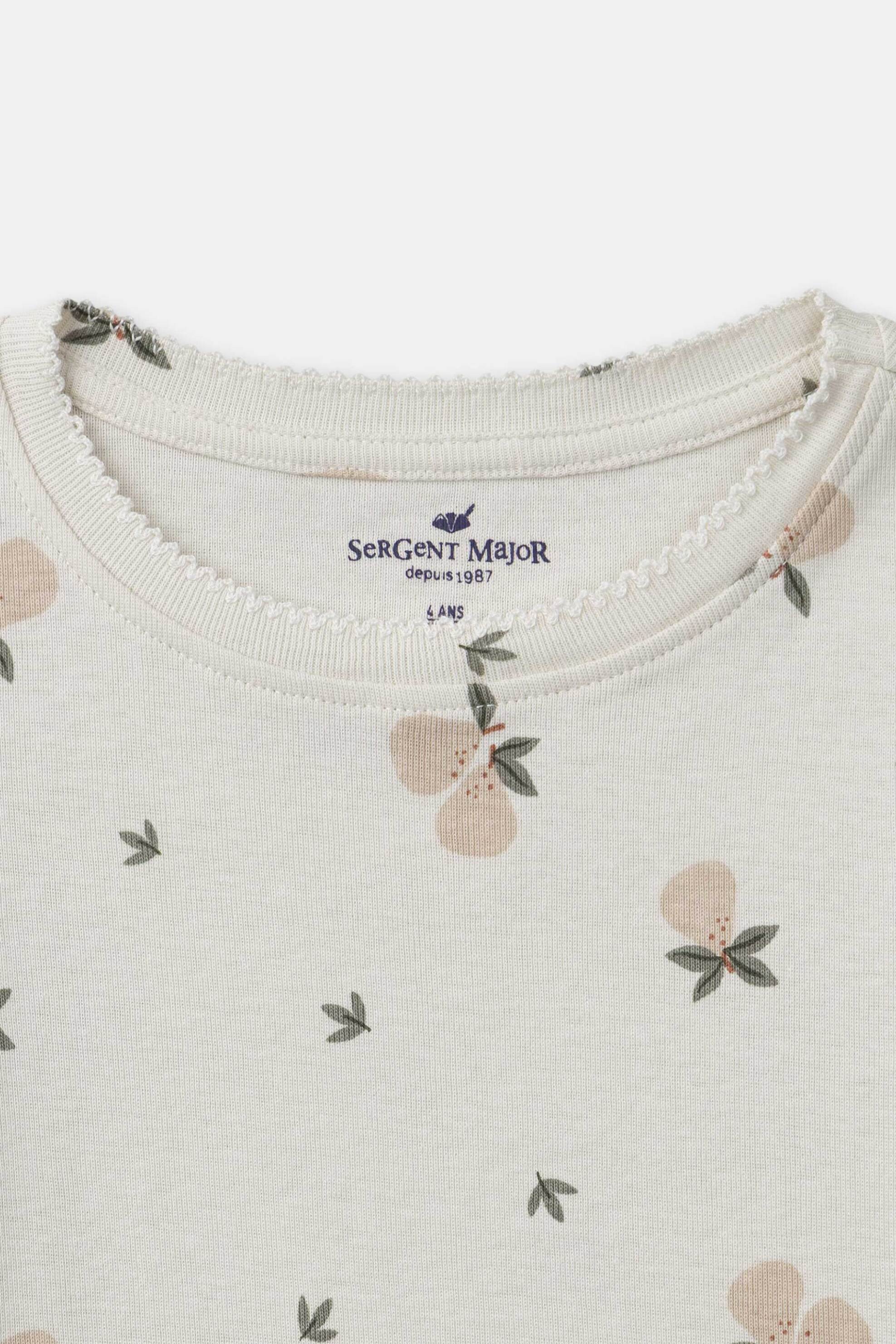 Dpam Παιδικά Φανελάκια για Κορίτσια Soft Botanical Touch (2 Τεμάχια) - 380801 Μπεζ