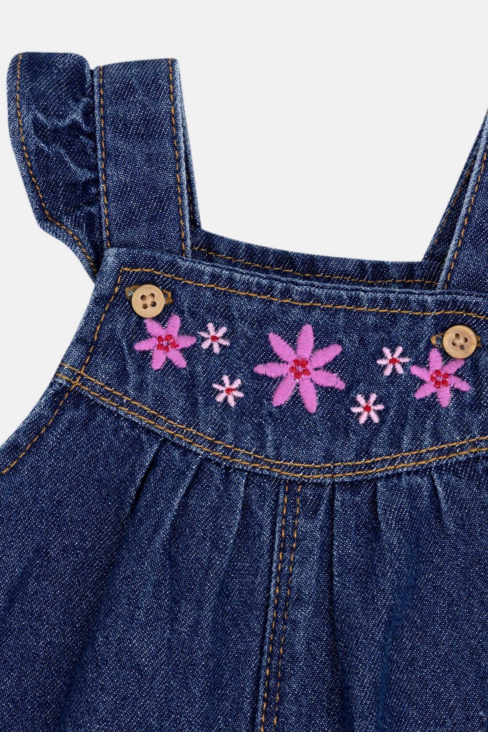 Dpam Βρεφική Τζιν Σαλοπέτα για Κορίτσια Bloomer - 381311 Denim Blue Σκούρο