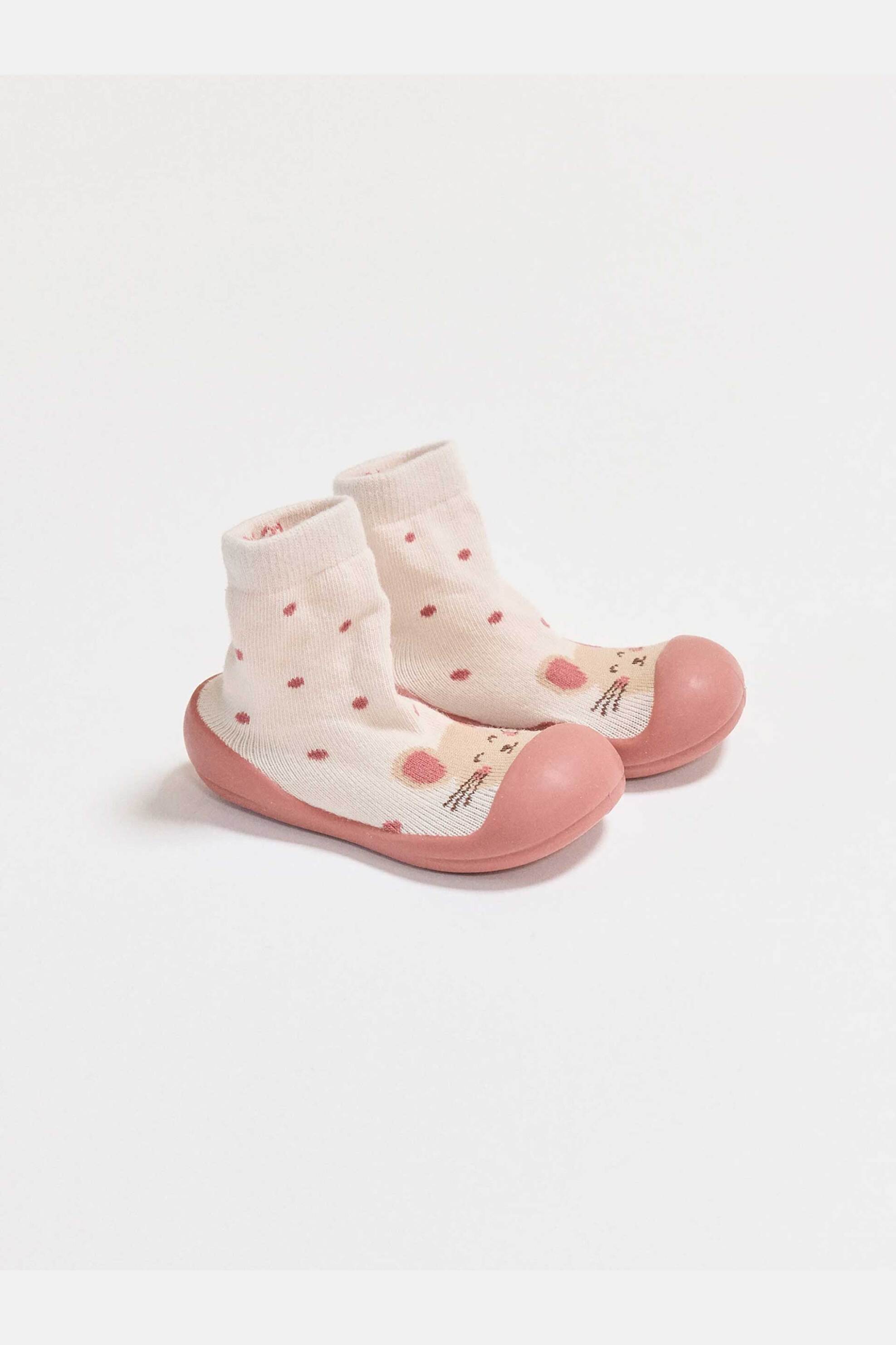 Dpam Βρεφικά Παντοφλάκια για Κορίτσια Pink Mouse - 381905 Ροζ