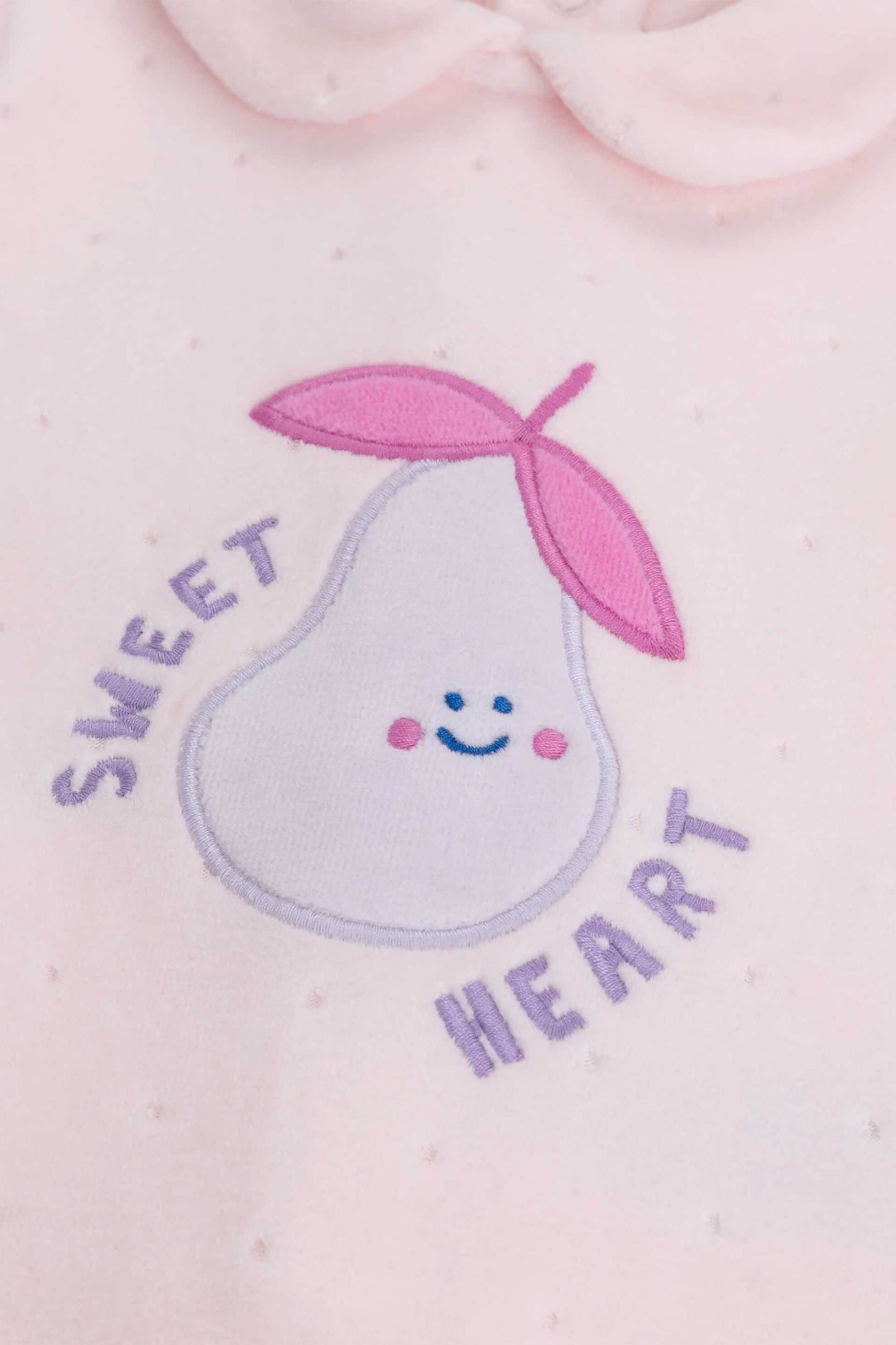 Dpam Βρεφική Πιτζάμα για Κορίτσια Sweet Pear - 381867 Ροζ