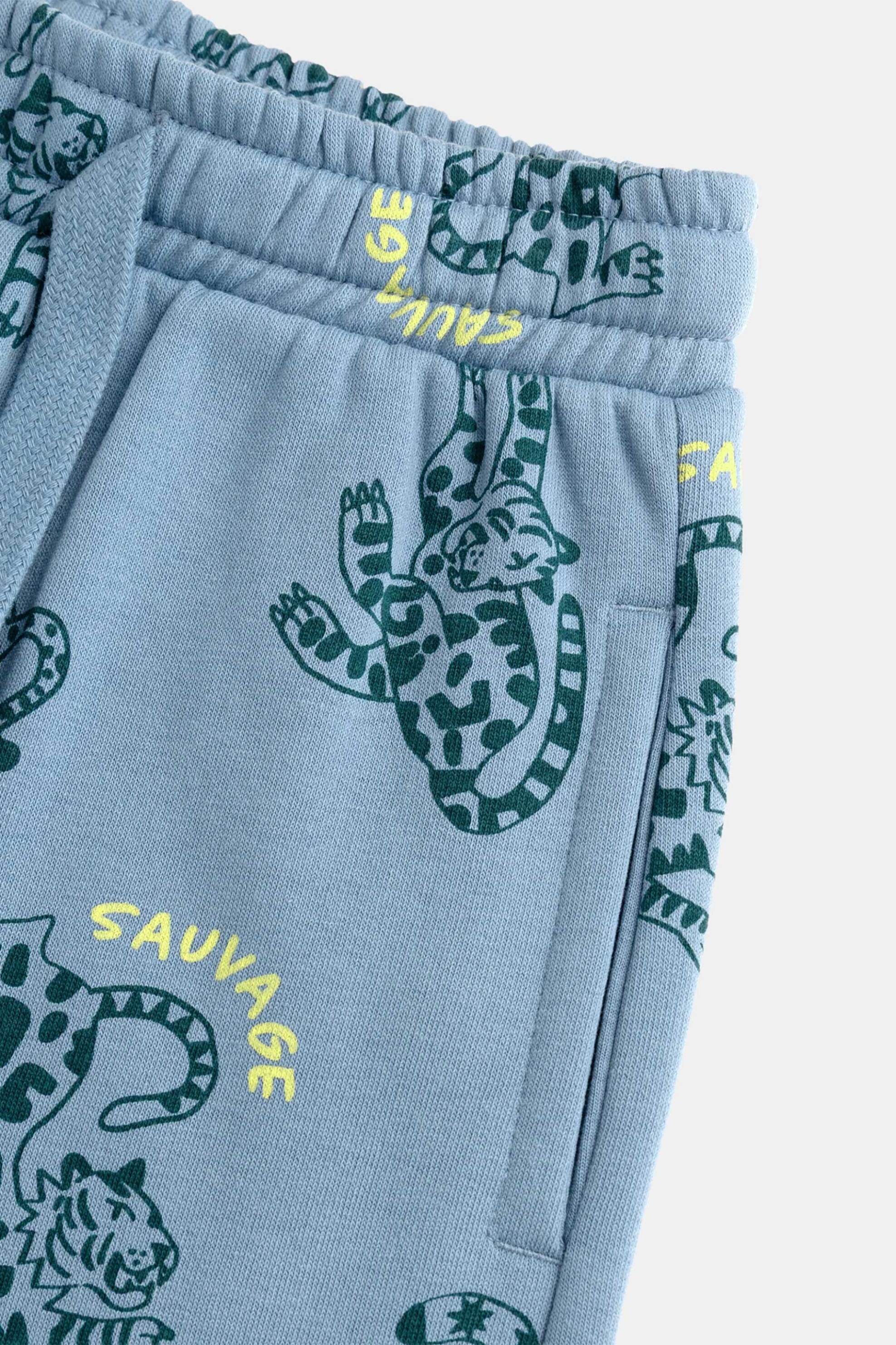 Dpam Παιδικό Παντελόνι Φόρμας για Αγόρια Safari Vibes - 381738 Γαλάζιο