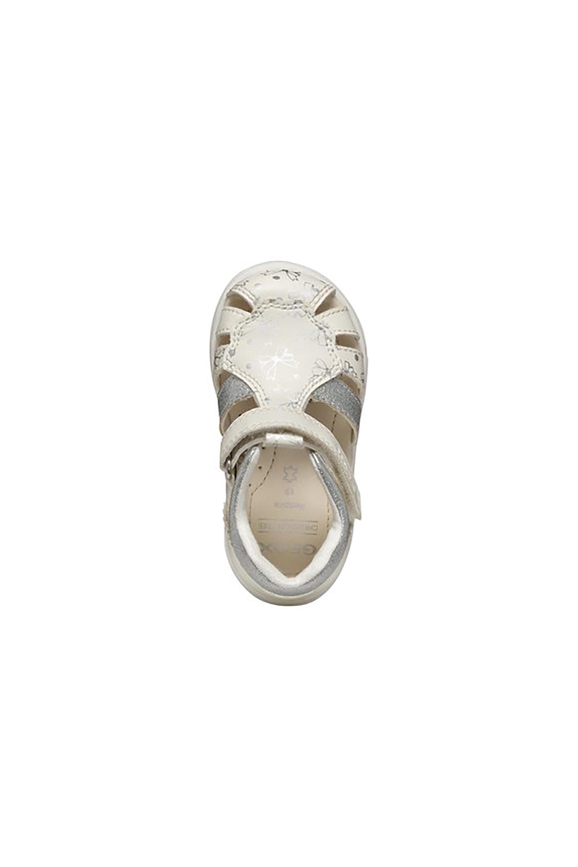 Geox βρεφικά παπούτσια "Sandal Zapito Full" (19-26) - 356993 Ασημί φωτογραφία