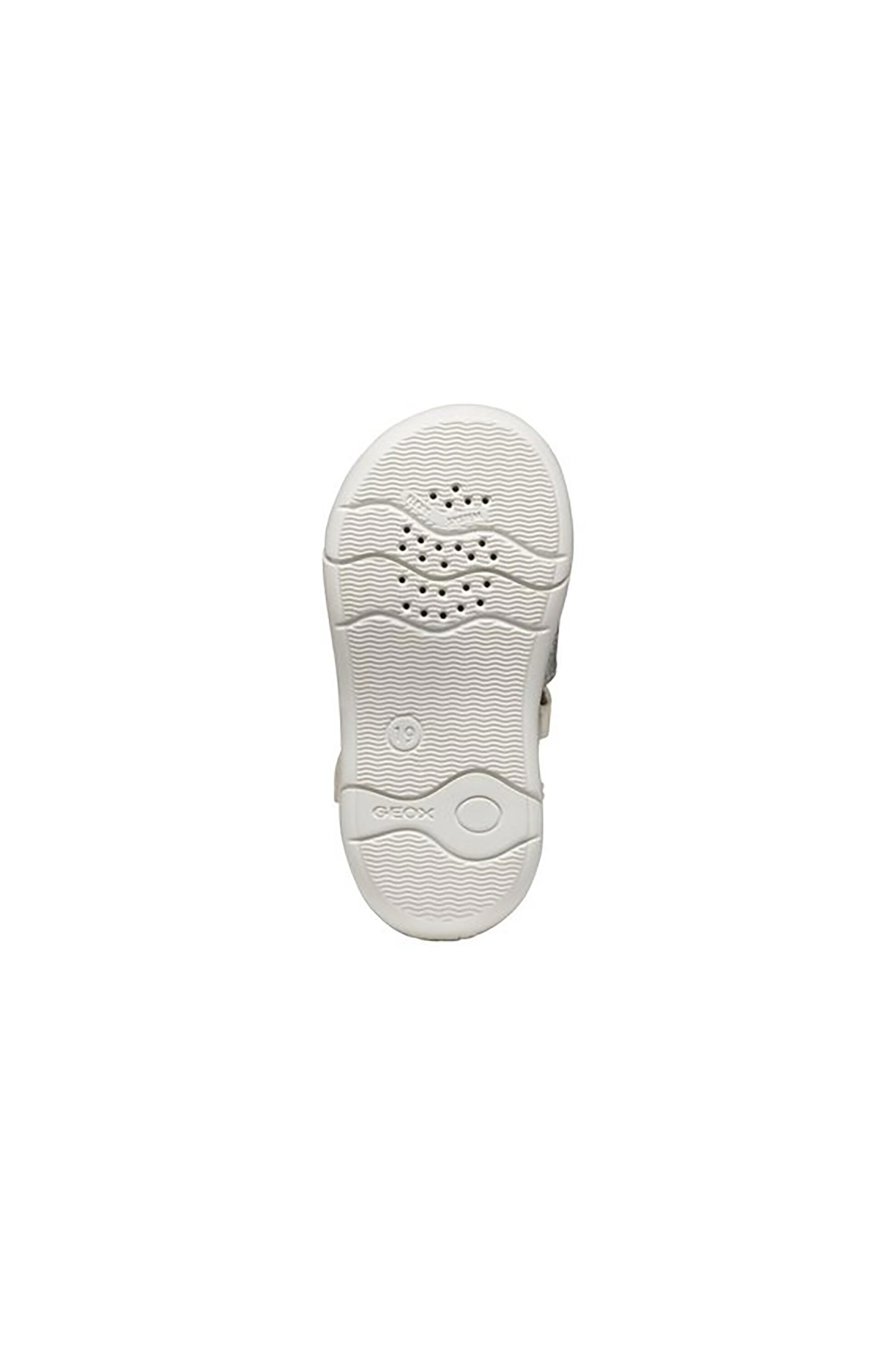 Geox Βρεφικά Παπούτσια Sandal Zapito Full (19-26) - 356993 Ασημί