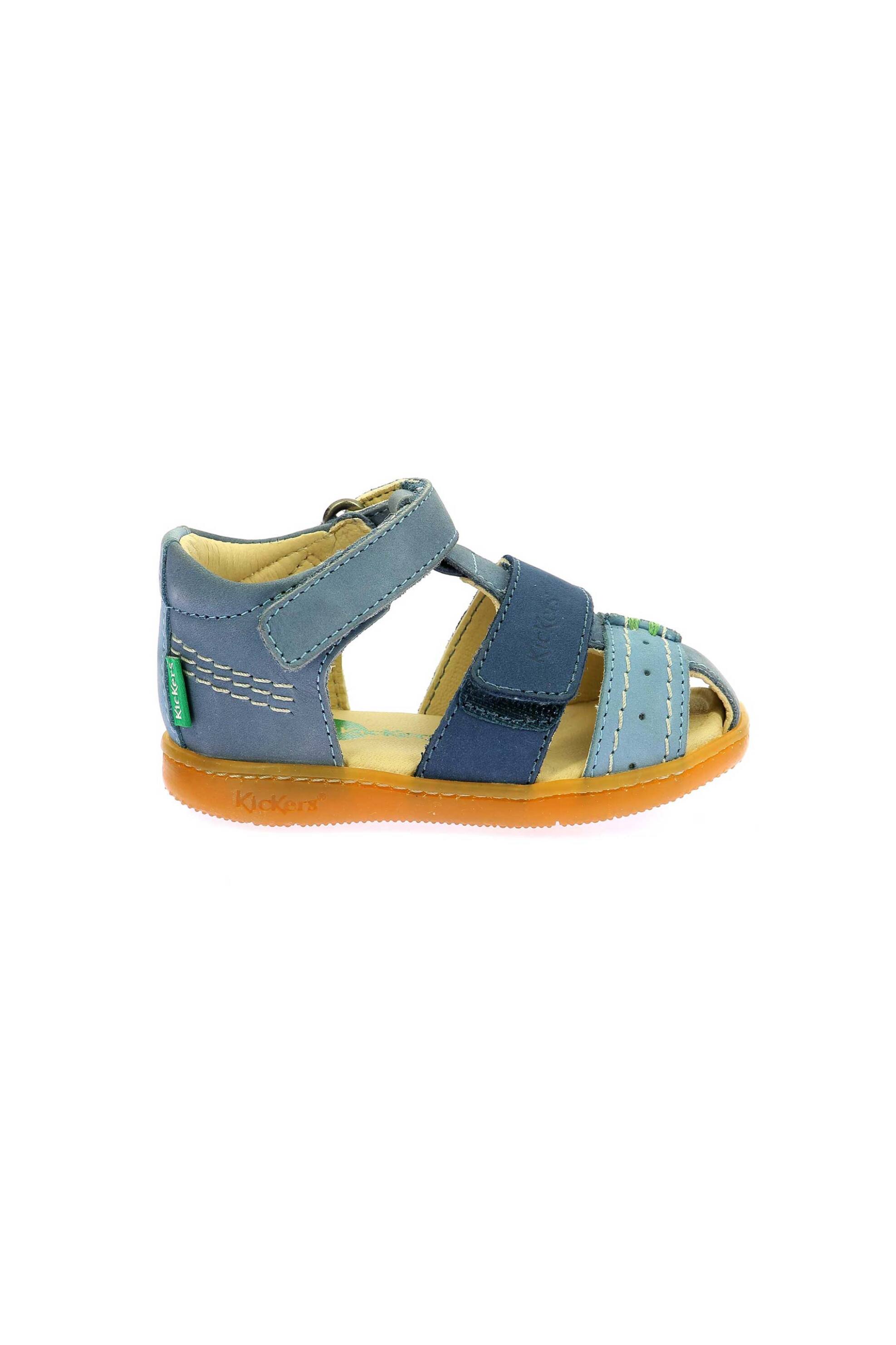 KICKERS Kickers βρεφικά δερμάτινα παπούτσια για αγόρια "Kick Bazar" ( 20 - 26 ) - 358169 Μπλε