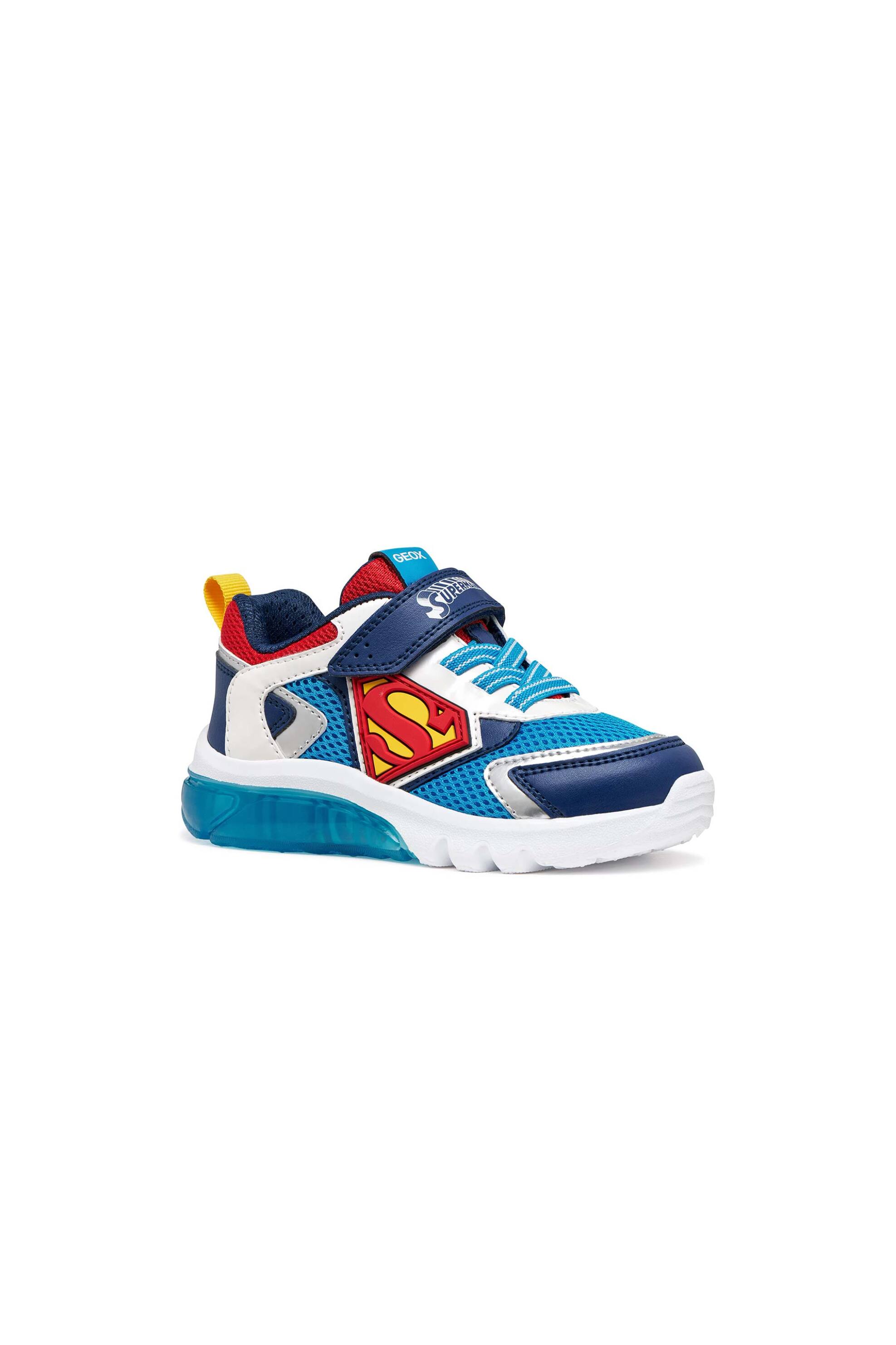 Geox παιδικά sneakers "Ciberdron Superman" - 371689 Μπλε φωτογραφία