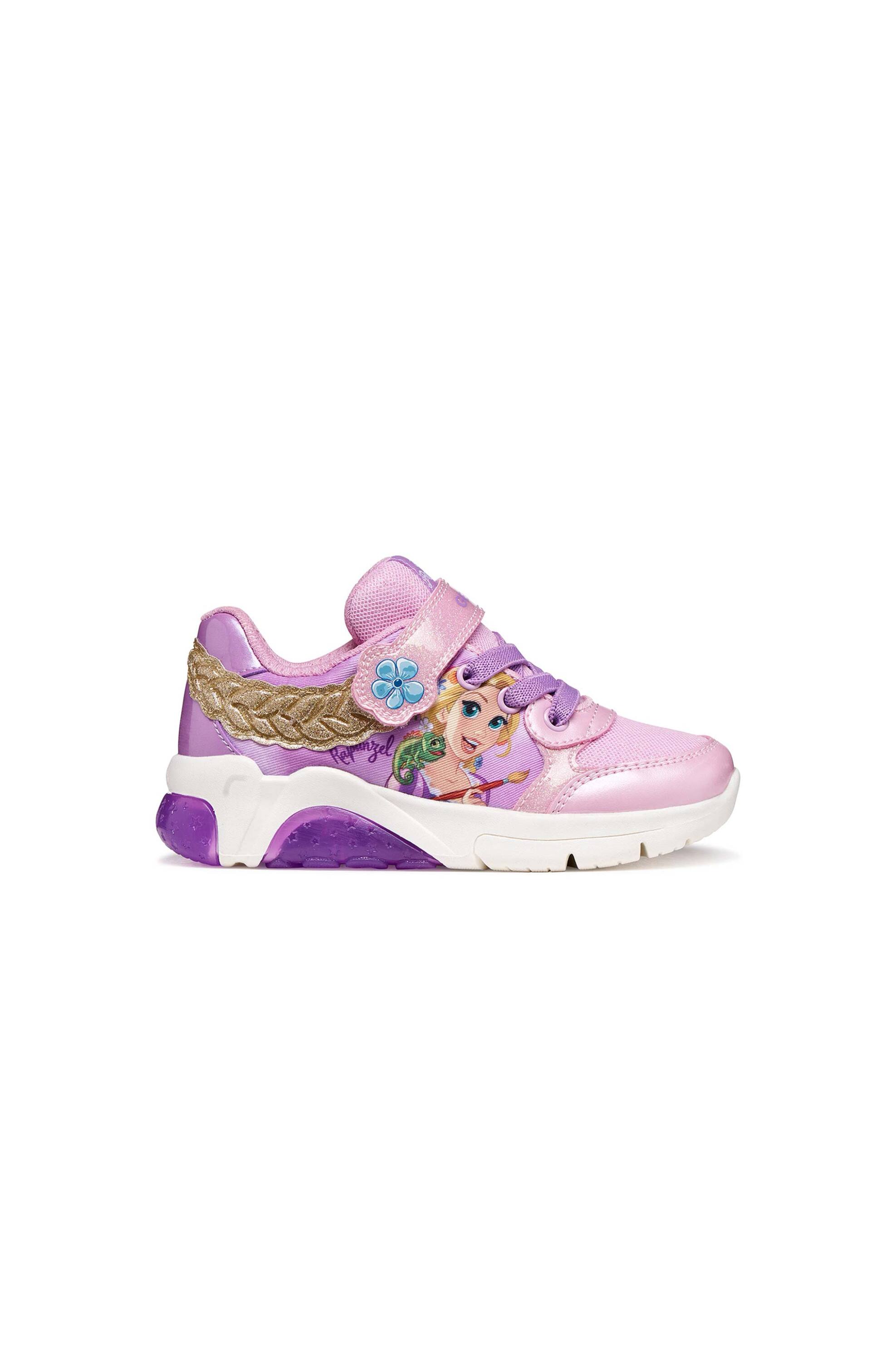 Geox παιδικά sneakers "Fadinlight Rapunzel" - 371727 Ροζ