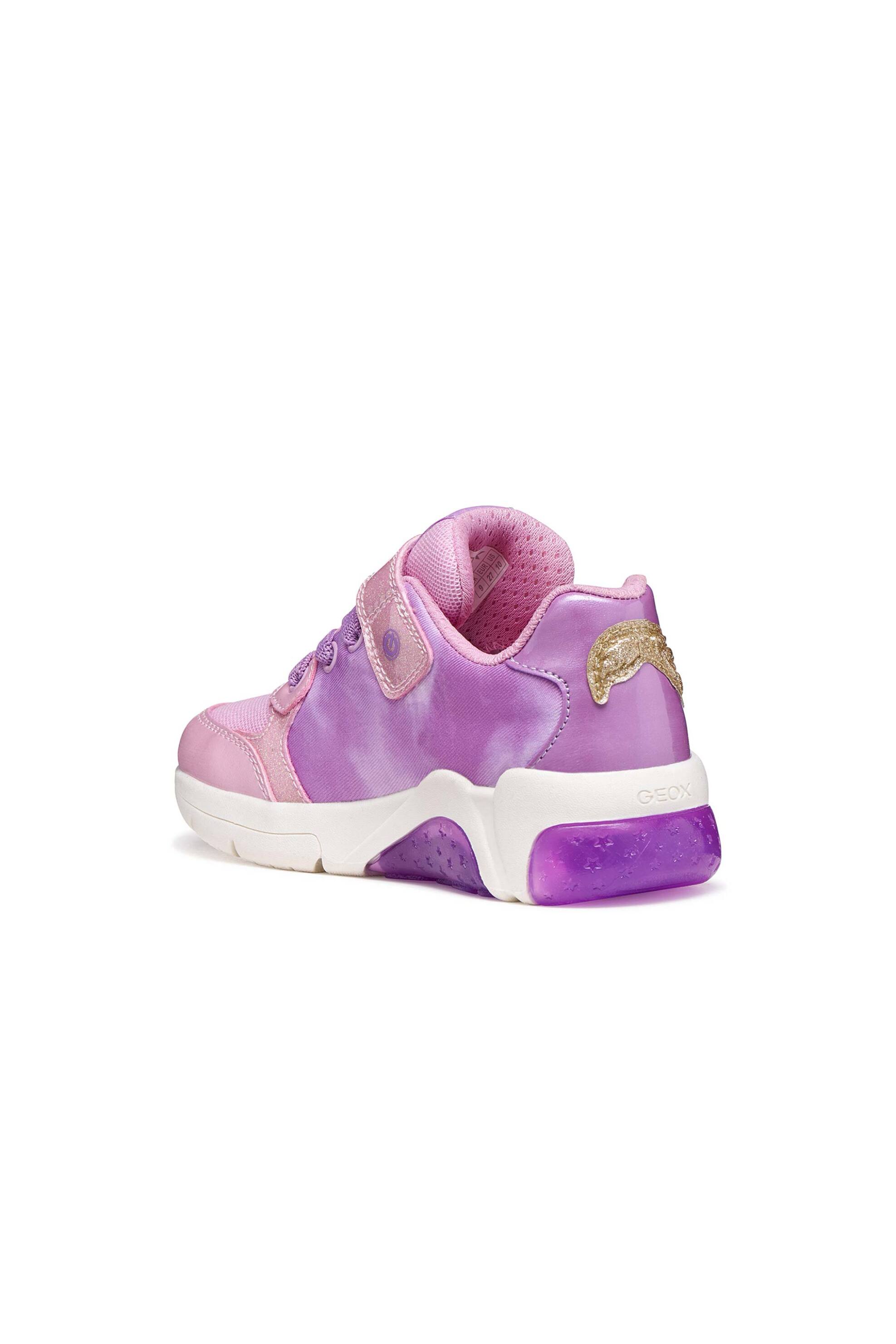 Geox παιδικά sneakers "Fadinlight Rapunzel" - 371727 Ροζ φωτογραφία