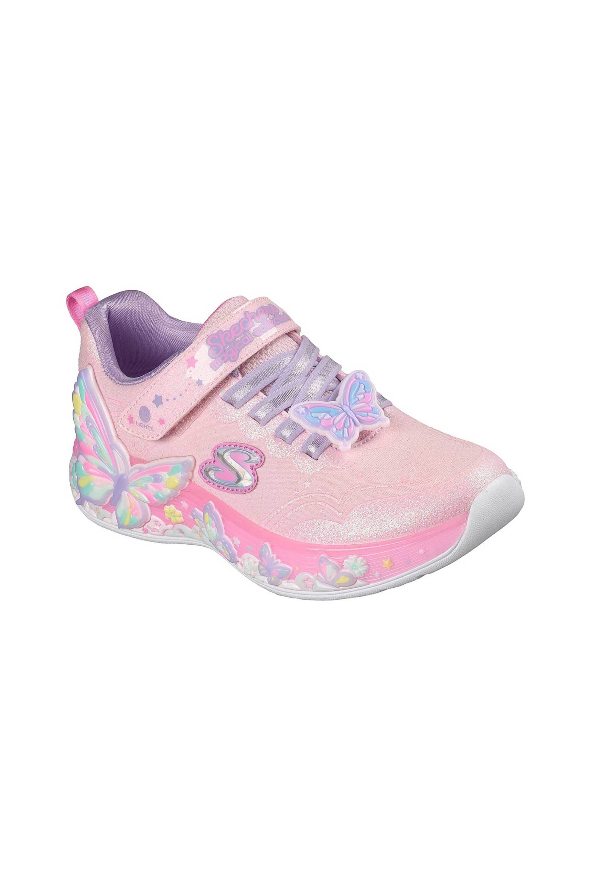 Skechers παιδικά sneakers "Butterfly Bliss" (27-35) - 372414 Ροζ φωτογραφία