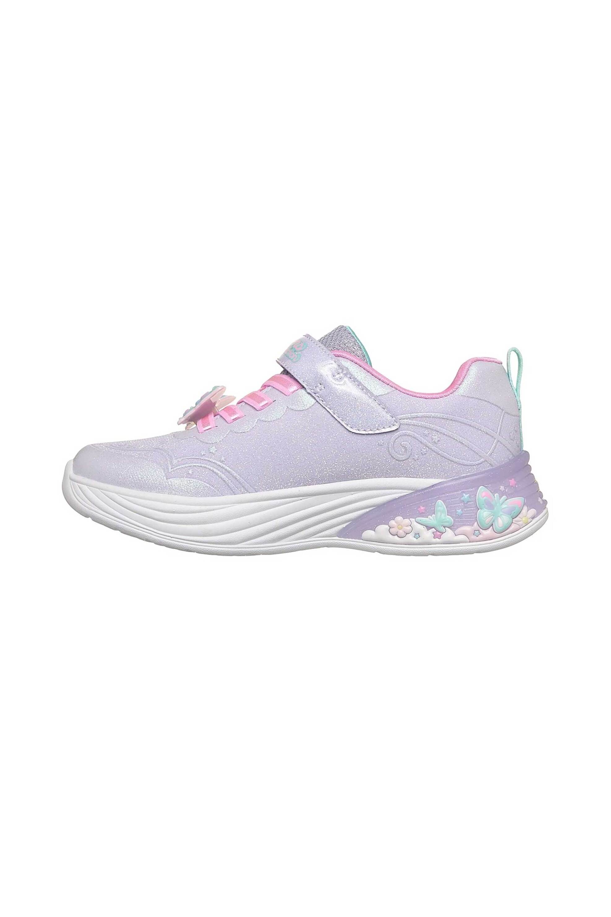 Skechers παιδικά sneakers "Butterfly Bliss" (27-35) - 372437 Λιλά φωτογραφία