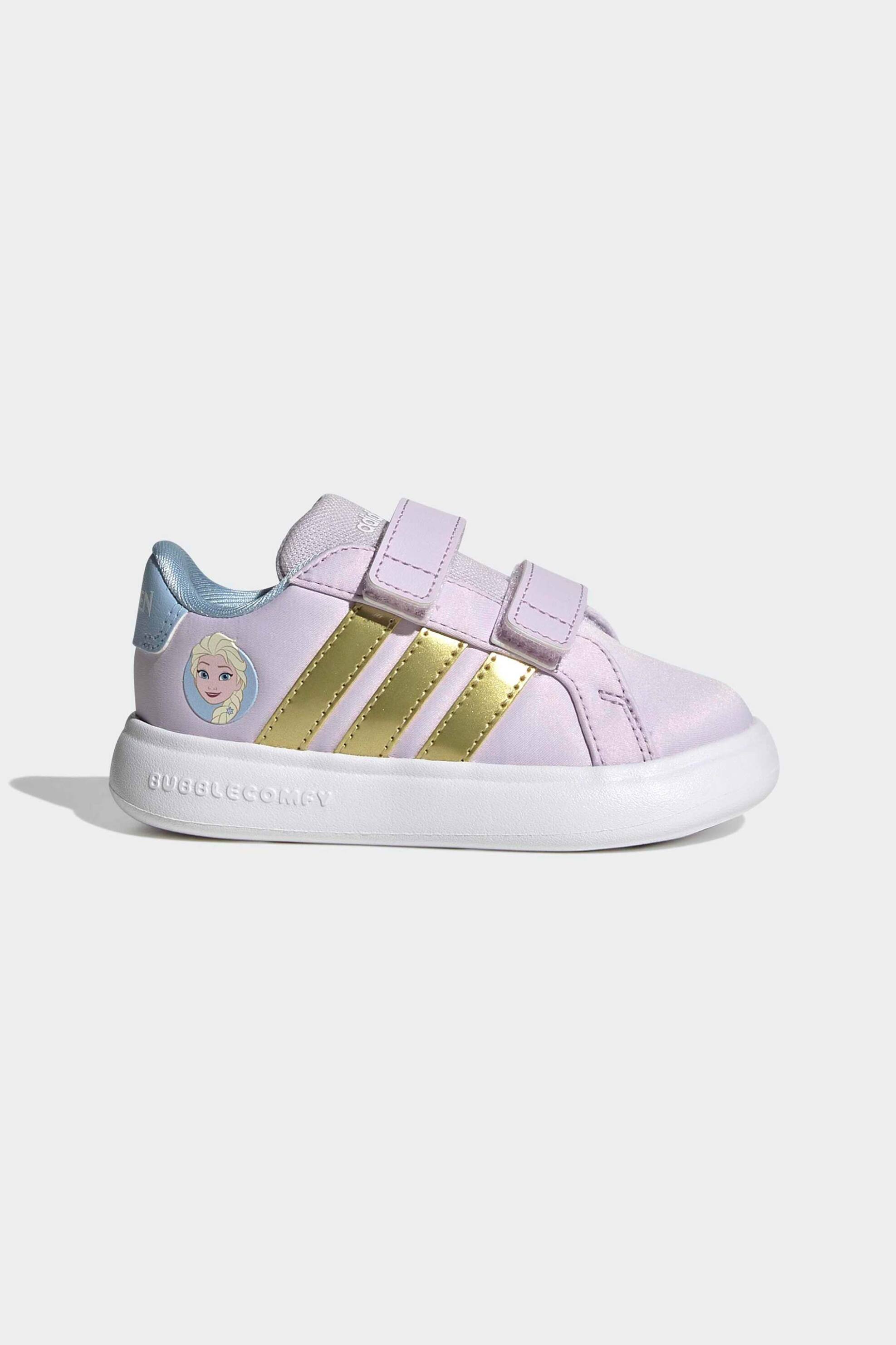 Adidas βρεφικά παπούτσια "Grand Court Disney Frozen Elsa" (19-27) - 372284 Ροζ Ανοιχτό