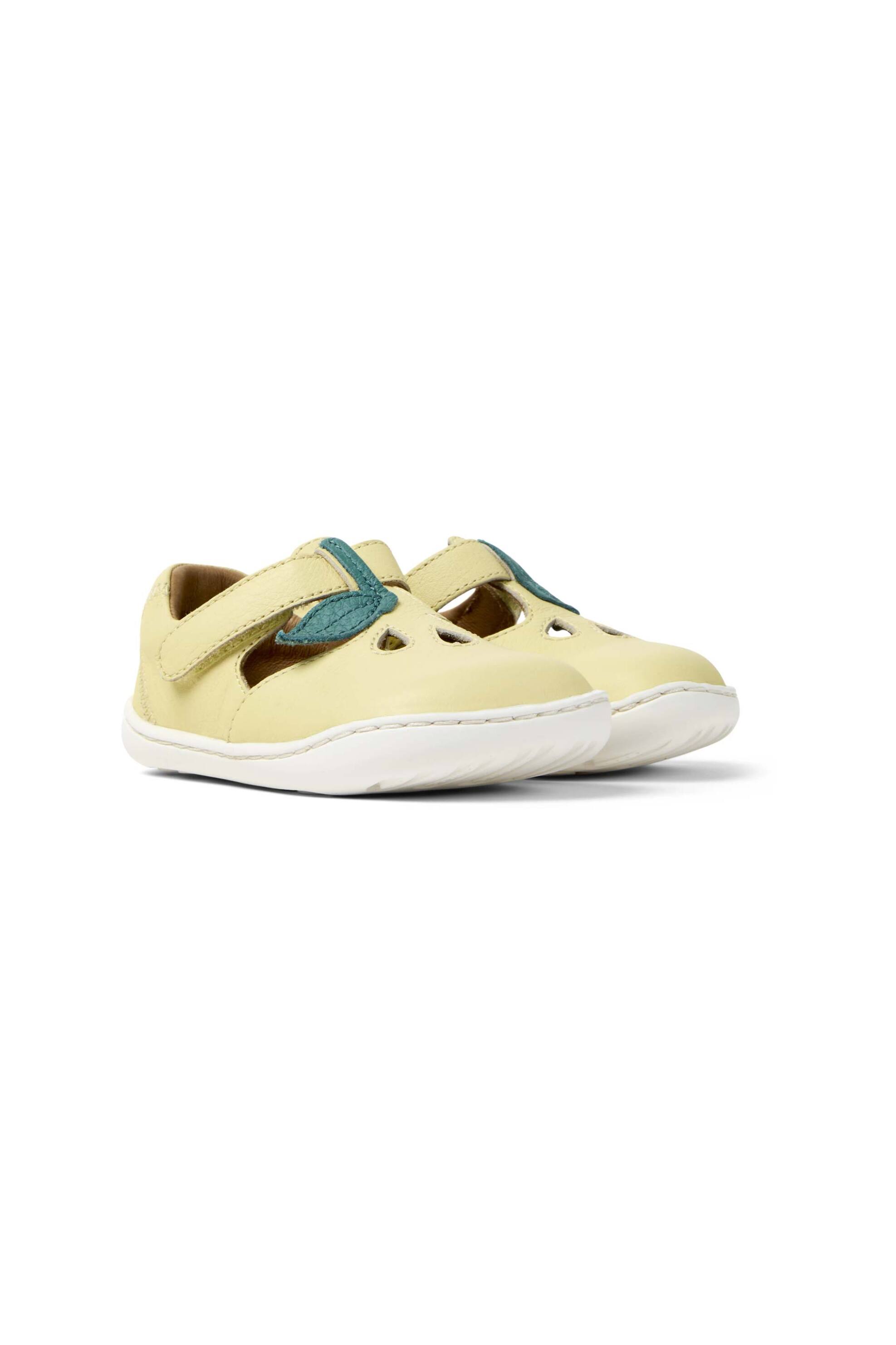 Camper βρεφικά δερμάτινα παπούτσια "Twins" (21-26) - 373699 Κίτρινο φωτογραφία