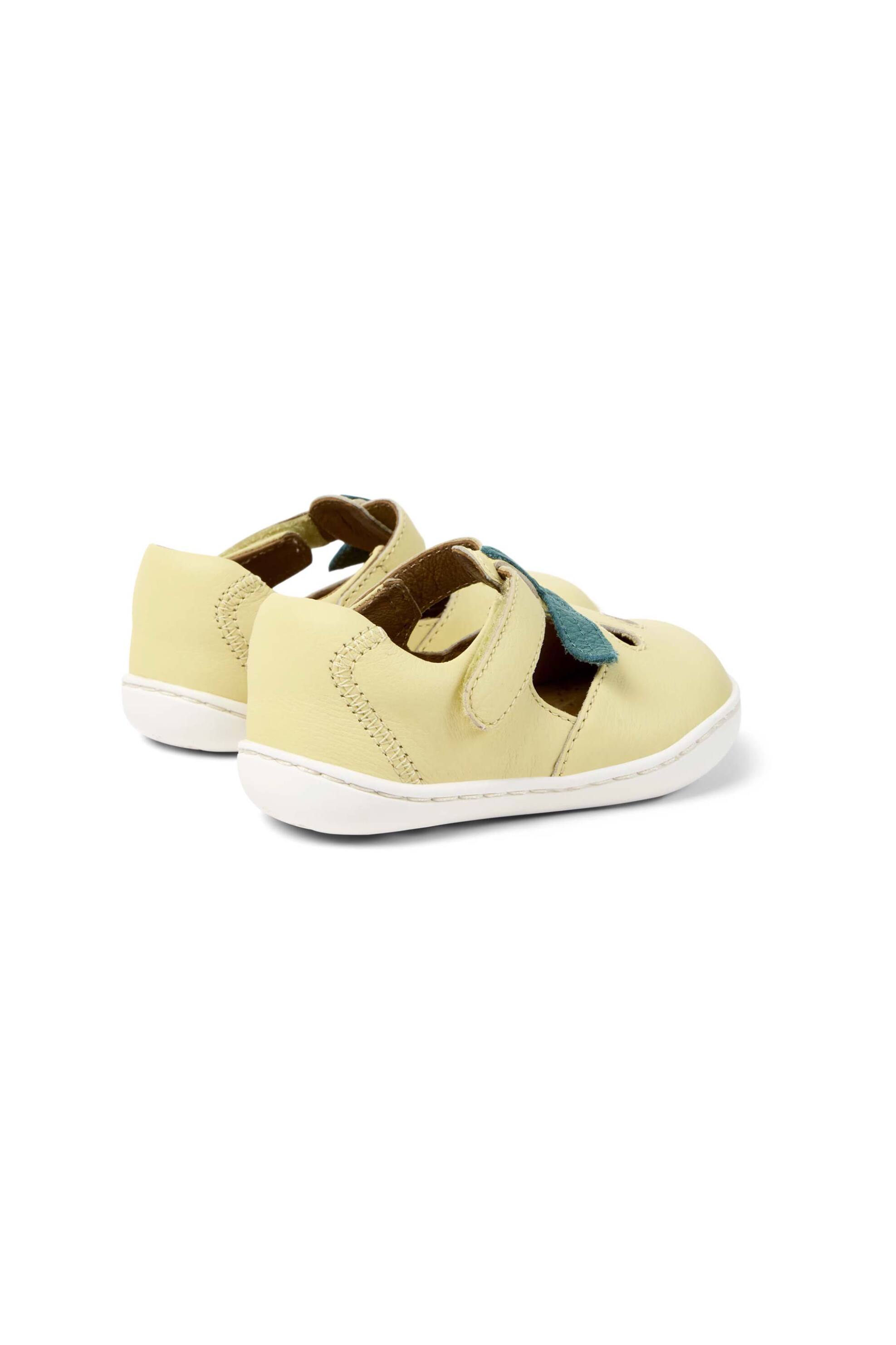 Camper βρεφικά δερμάτινα παπούτσια "Twins" (21-26) - 373699 Κίτρινο φωτογραφία