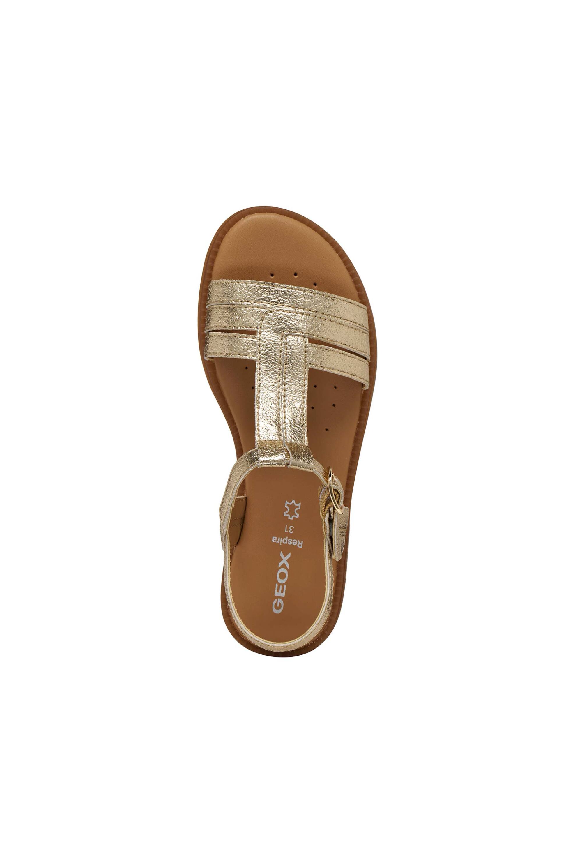 Geox Παιδικά Πέδιλα Karly - 372024 Χρυσό