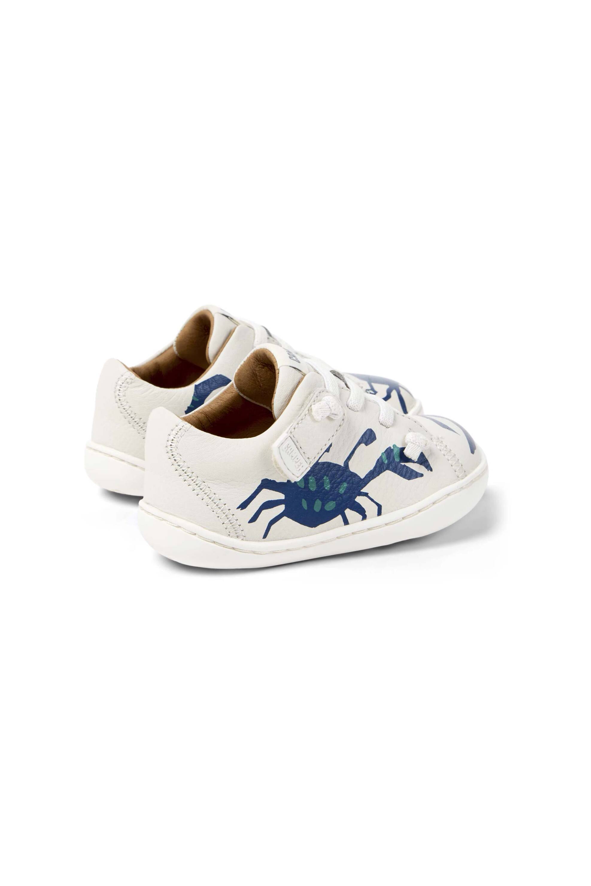 Camper βρεφικά δερμάτινα παπούτσια "Twins" (21-26) - 373625 Λευκό φωτογραφία