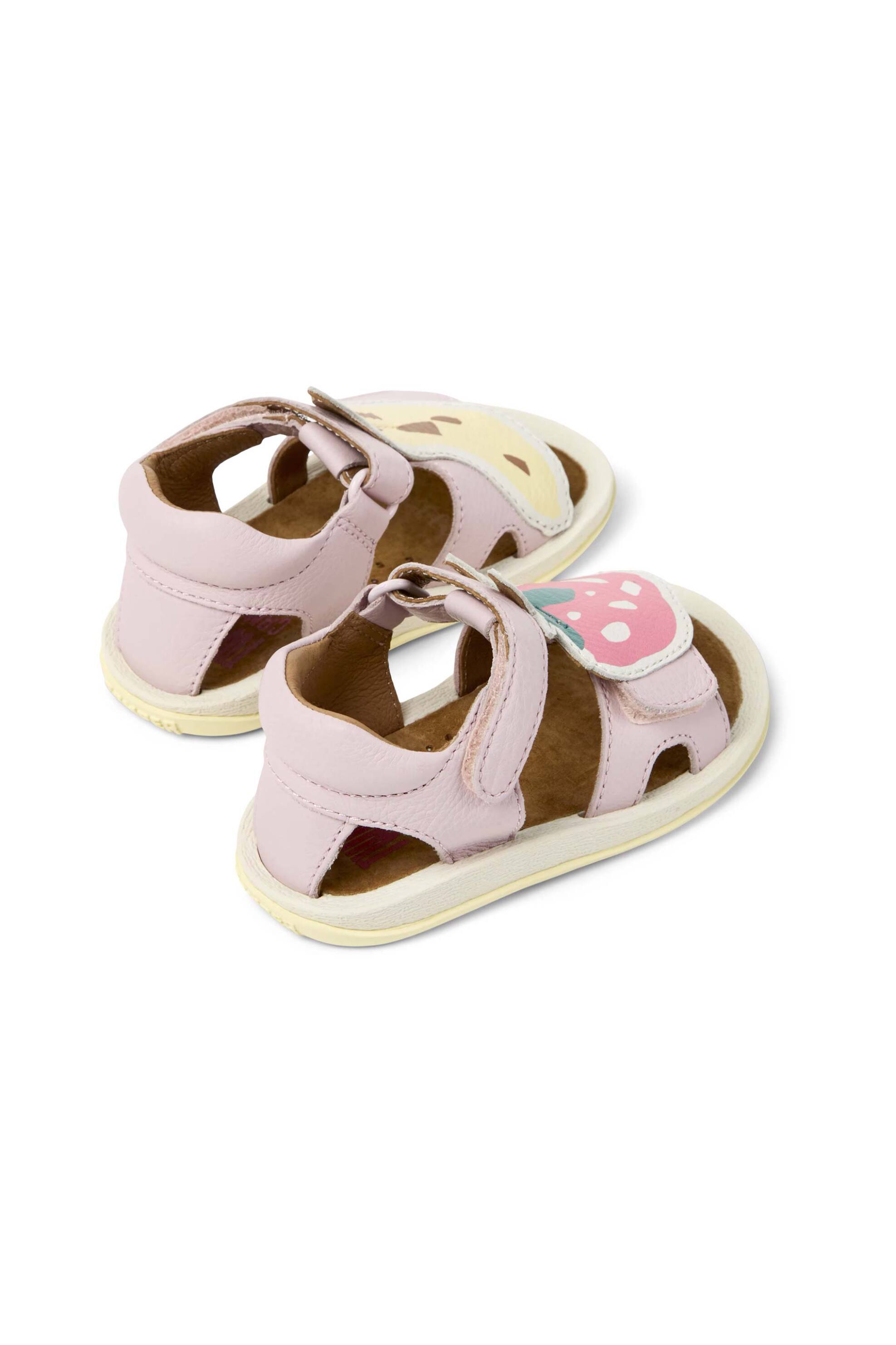 Camper βρεφικά πέδιλα "Twins" (21-26) - 373671 Ροζ φωτογραφία