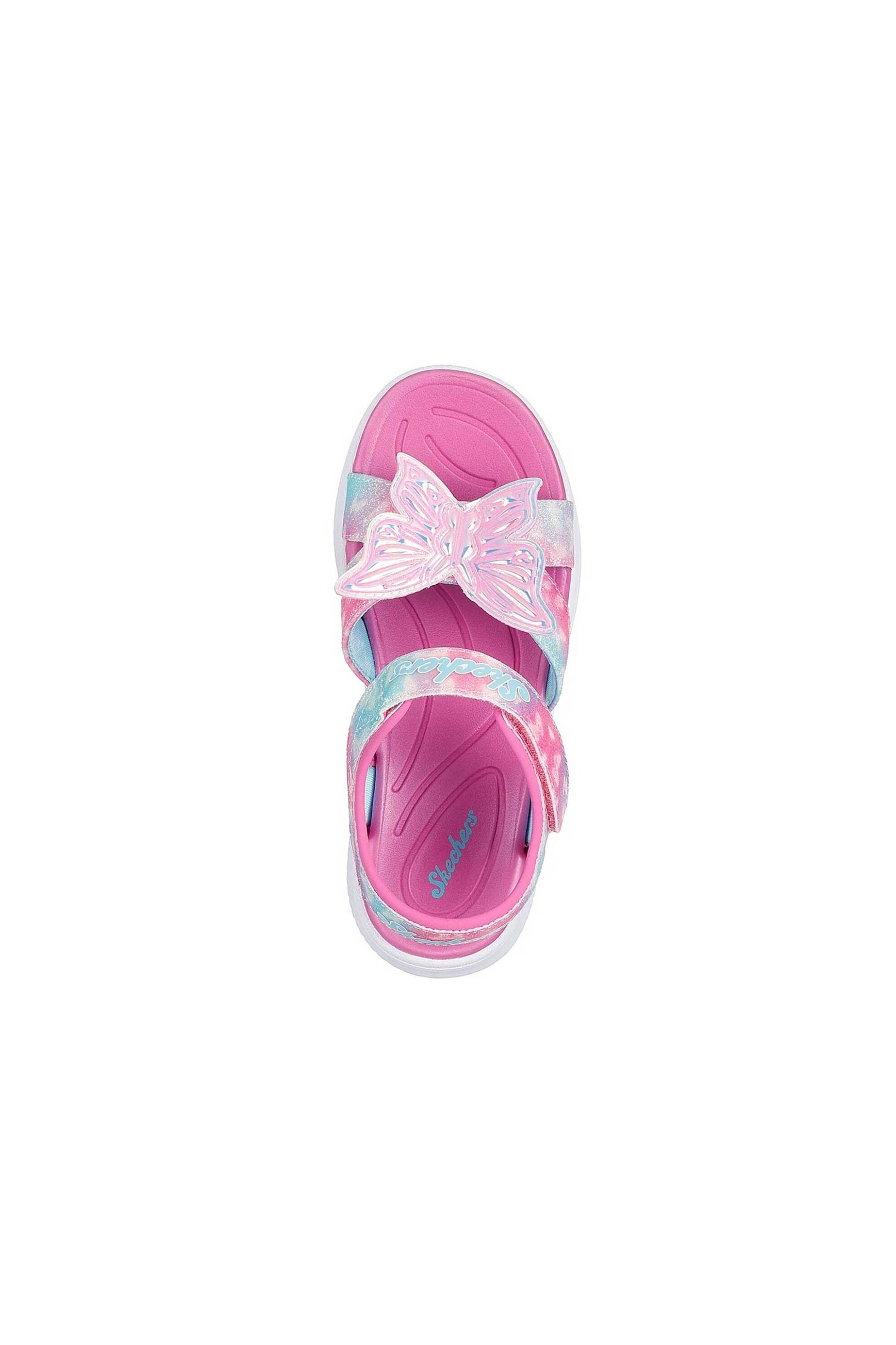Skechers Παιδικά Πέδιλα Butterfly Brites (27 5-33 5) - 372423 Ροζ