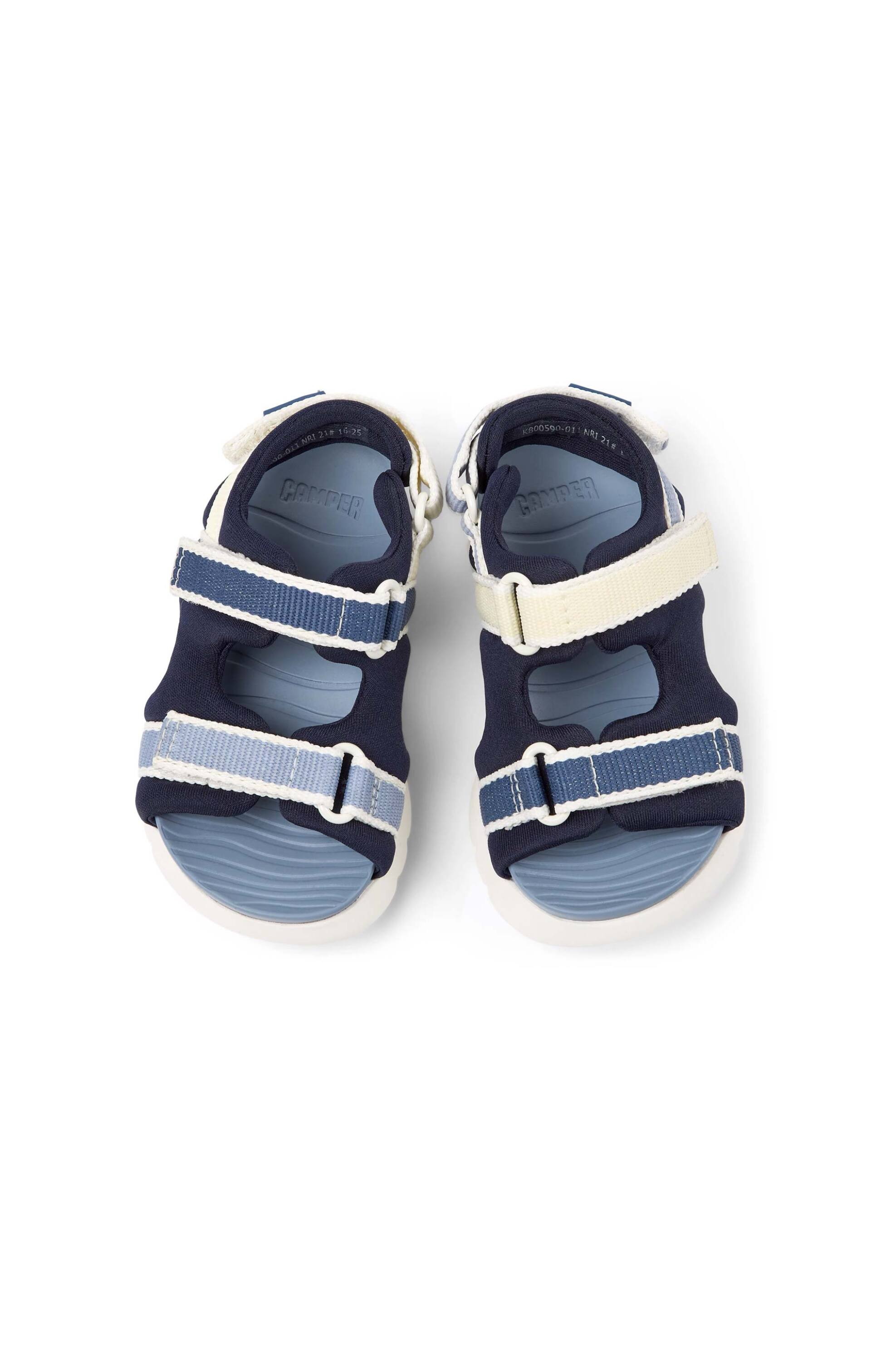 Camper βρεφικά πέδιλα "Twins" (21-26) - 373665 Μπλε φωτογραφία