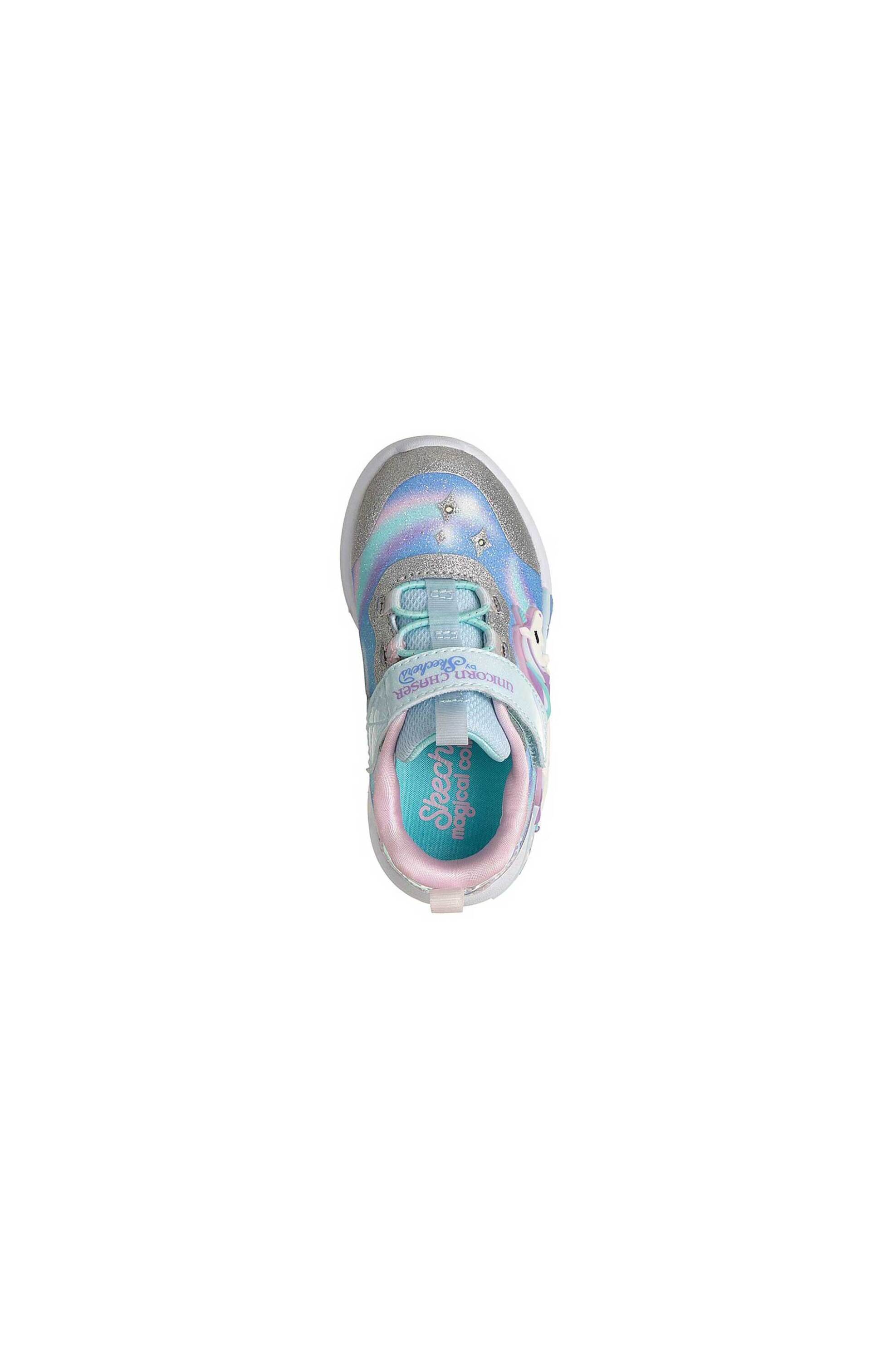 Skechers Βρεφικά Παπούτσια για Κορίτσια S-Lights Unicorn Chaser (27-35) - 380316 Πολύχρωμο