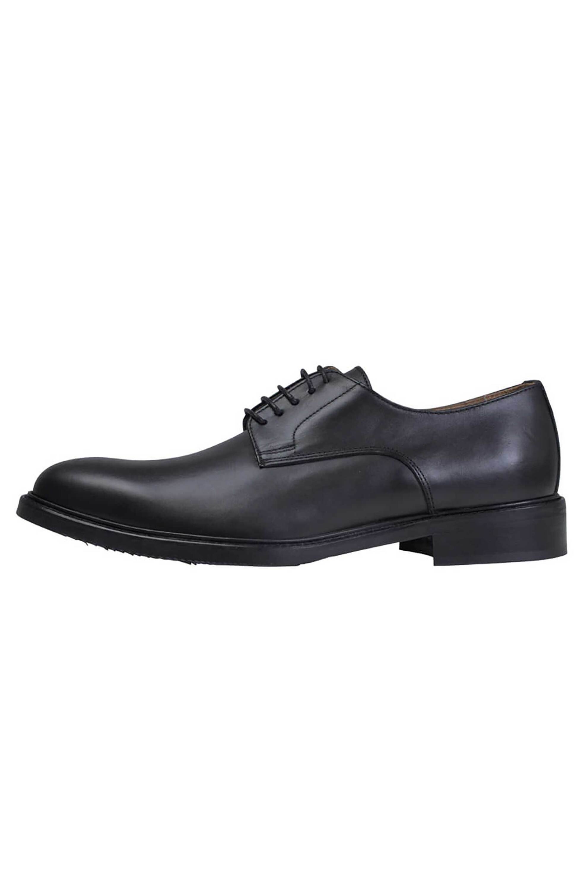 PRINCE OLIVER Prince Oliver ανδρικά δερμάτινα παπούτσια oxford "Derby" - 13795114 Μαύρο