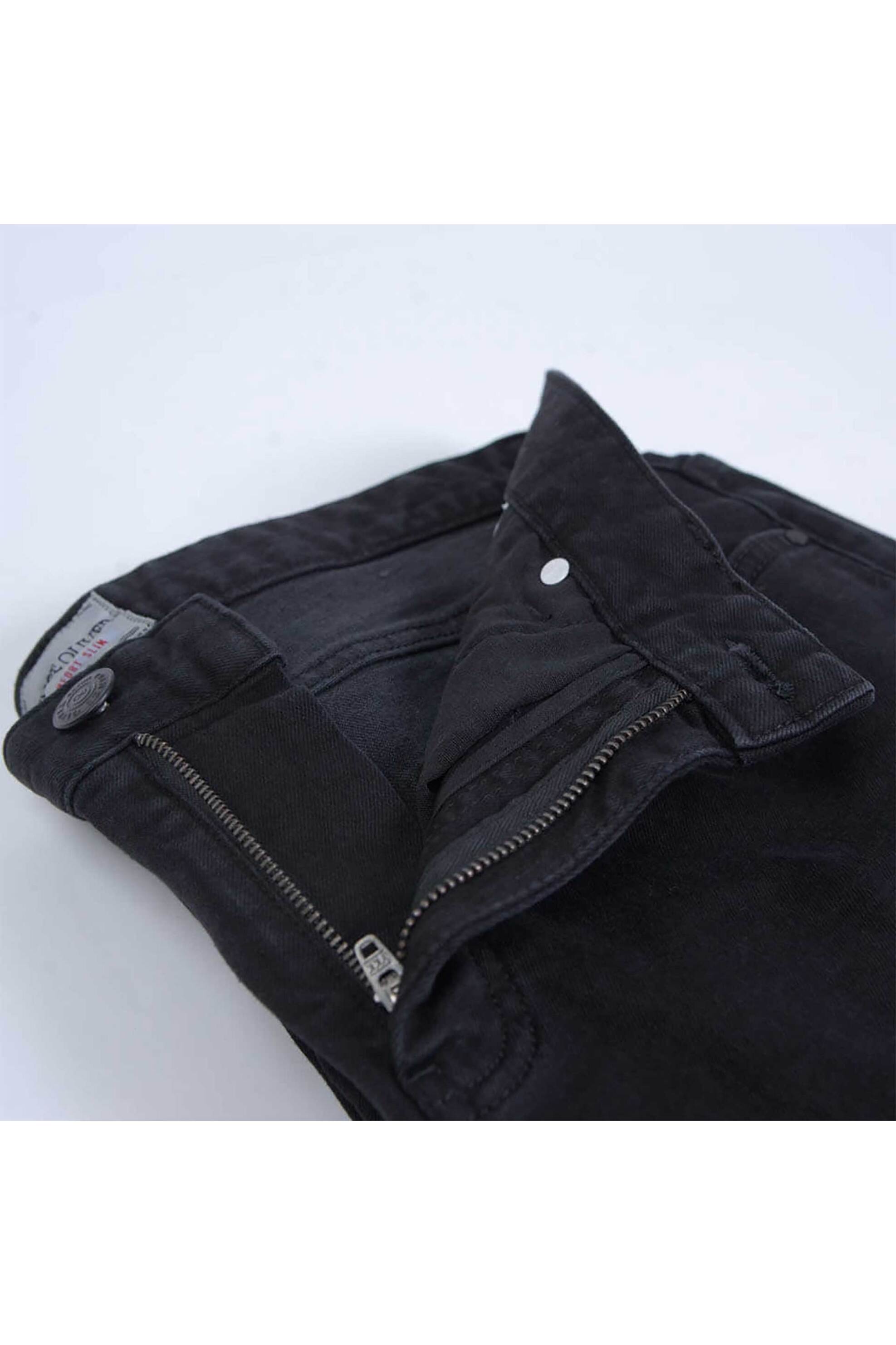 Prince Oliver ανδρικό τζιν παντελόνι πεντάτσεπο Comfort Slim - 10569004 Μαύρο φωτογραφία