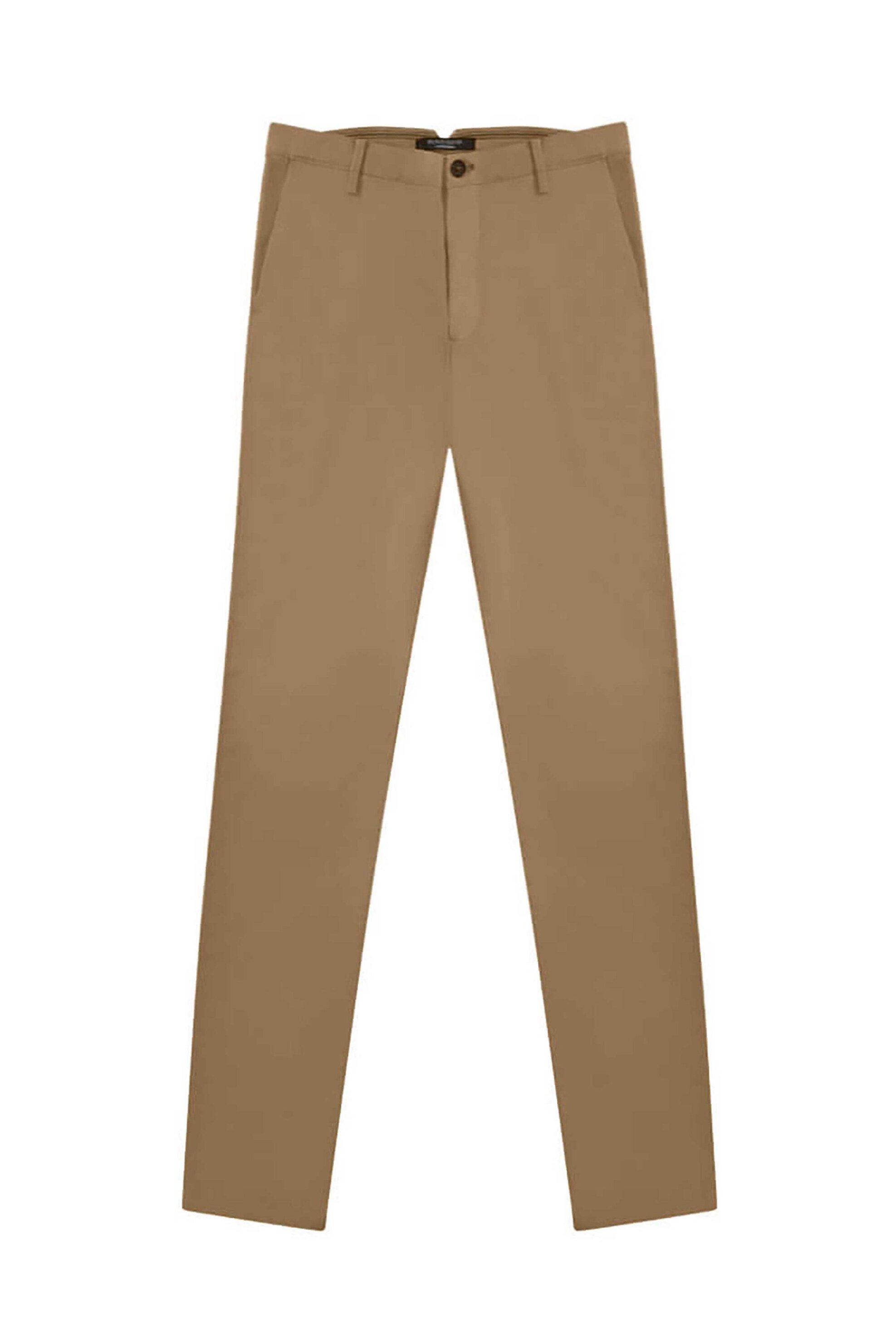 PRINCE OLIVER Prince Oliver ανδρικό chino παντελόνι Modern Fit - 10672048 Καμηλό