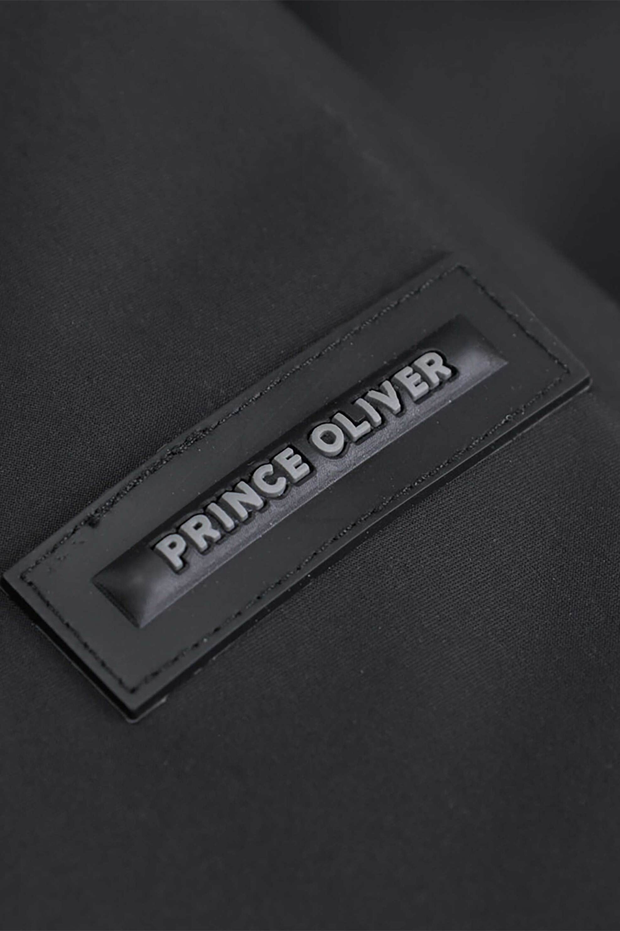 Prince Oliver ανδρικό αντιανεμικό μπουφάν Modern Fit - 40941017 Μαύρο φωτογραφία