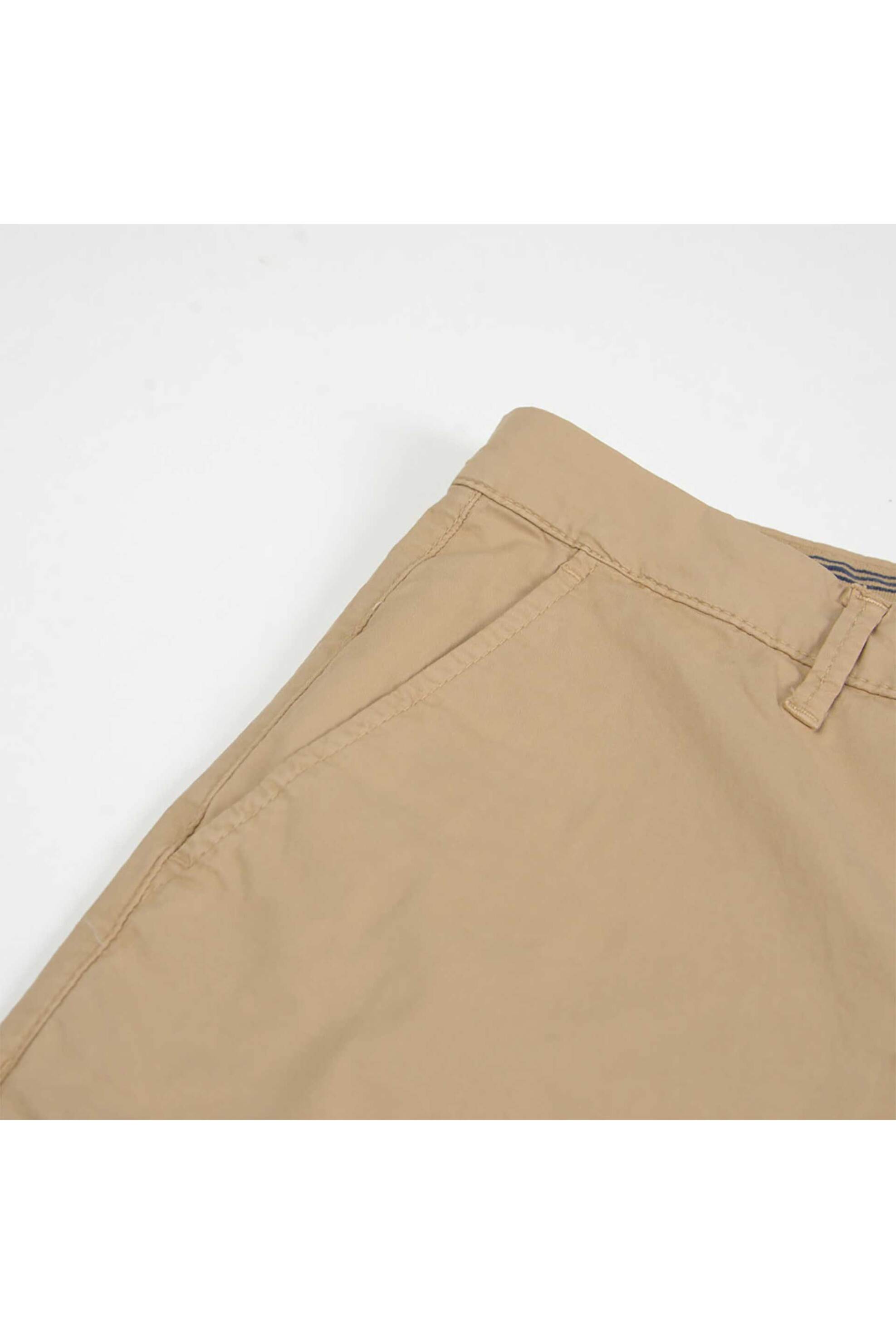 Prince Oliver ανδρικό παντελόνι chino Modern Fit - 10672045 Καμηλό φωτογραφία