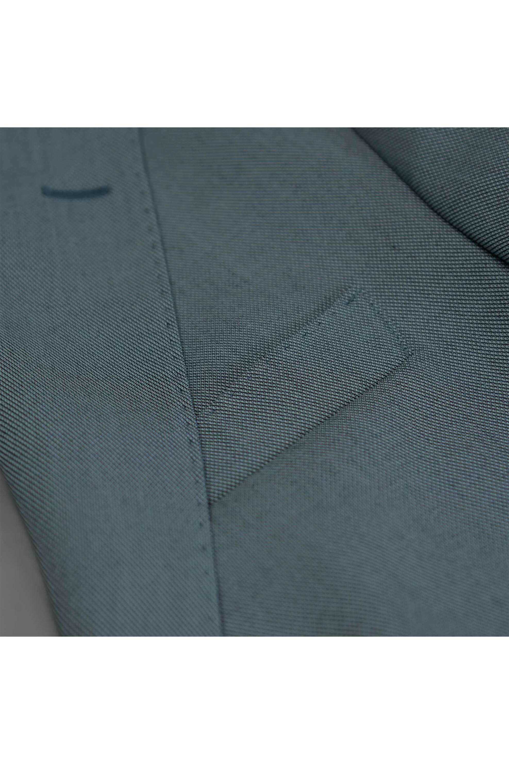 Prince Oliver ανδρικό κοστούμι μoνόχρωμο Modern Fit - 12603003 Πράσινο φωτογραφία