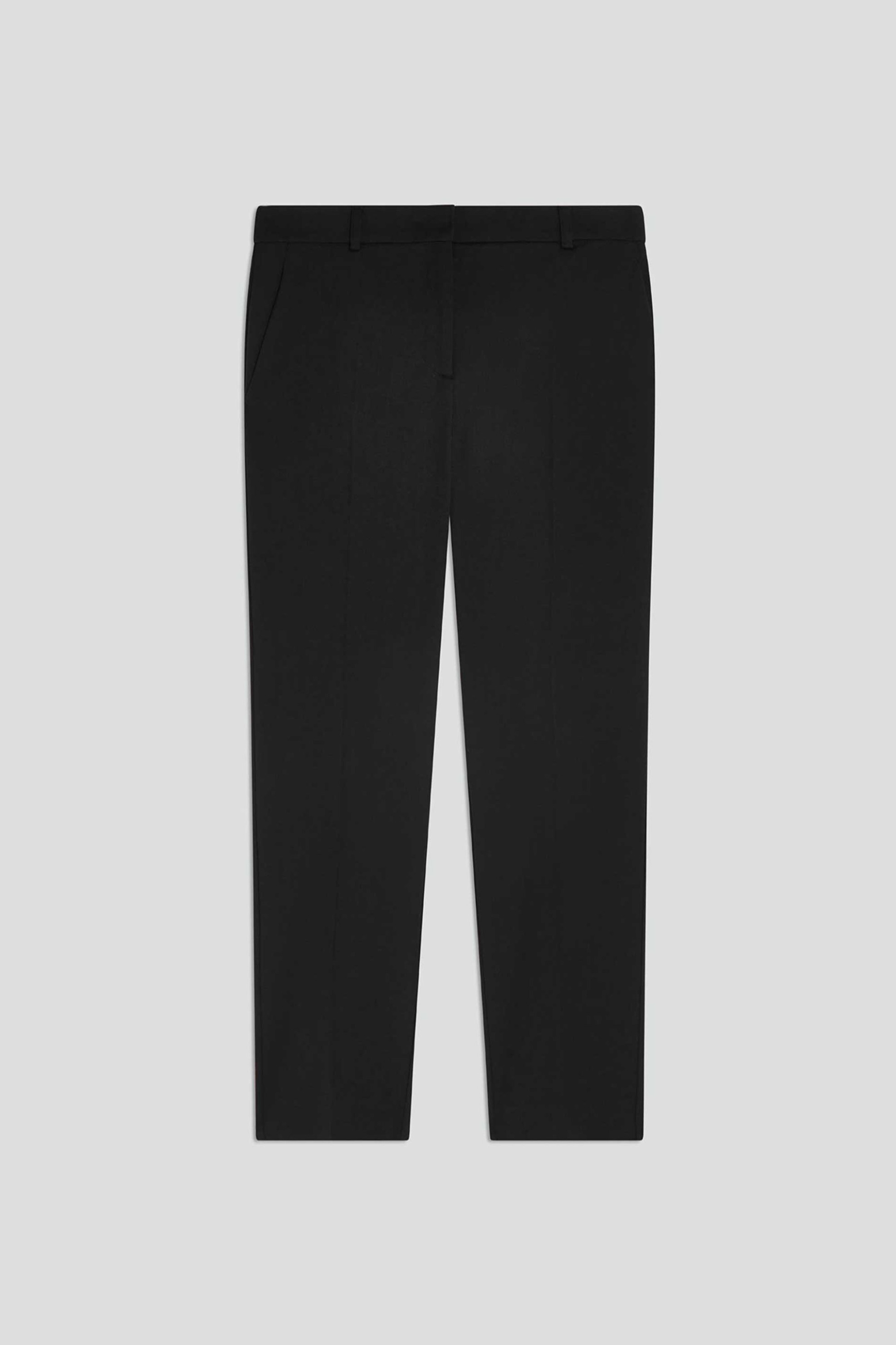 SEMICOUTURE Semicouture γυναικείο cigarette παντελόνι μονόχρωμο "Susy" - S4WO09 Μαύρο