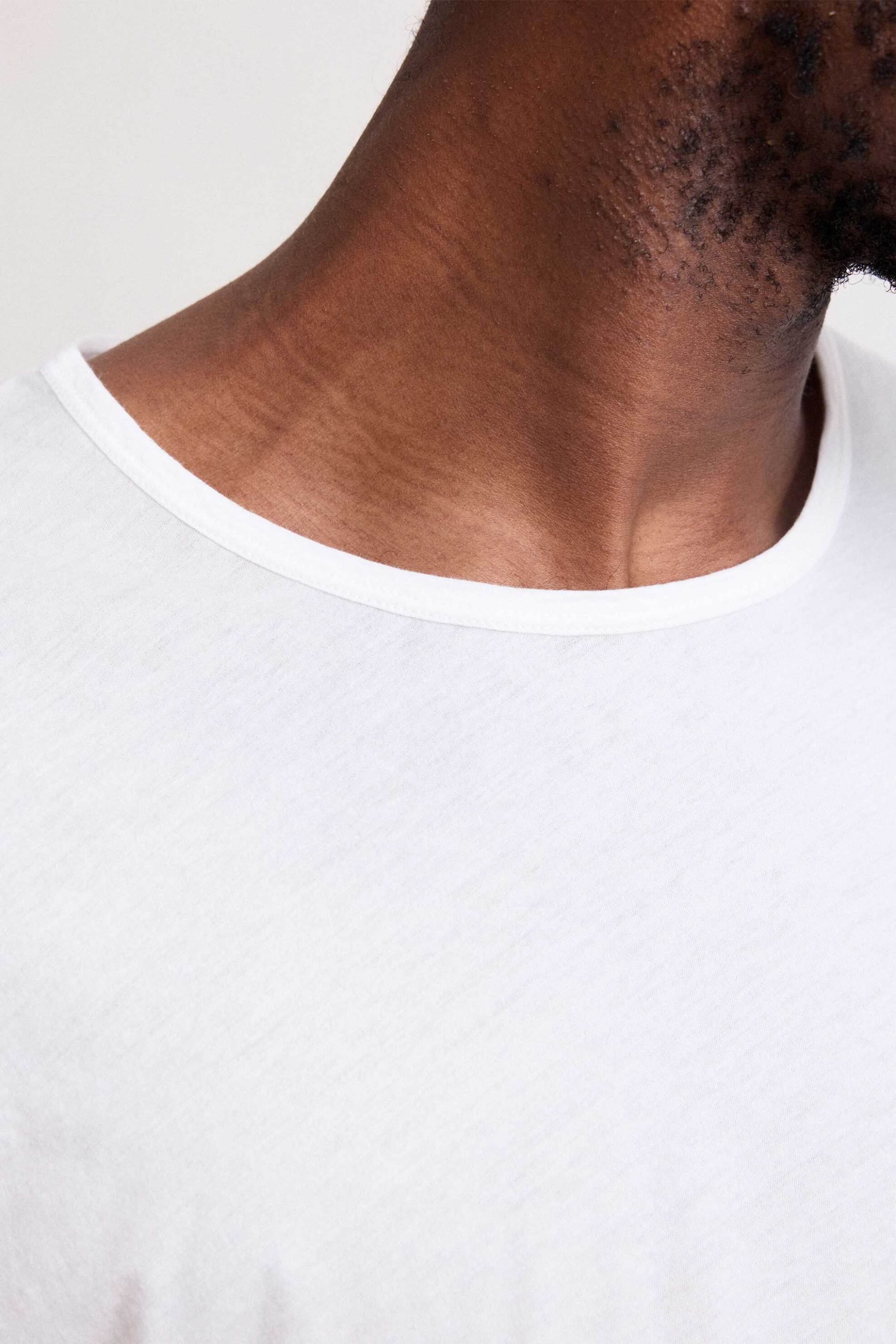 Hartford ανδρικό T-shirt μονόχρωμο - BD65301 Λευκό φωτογραφία
