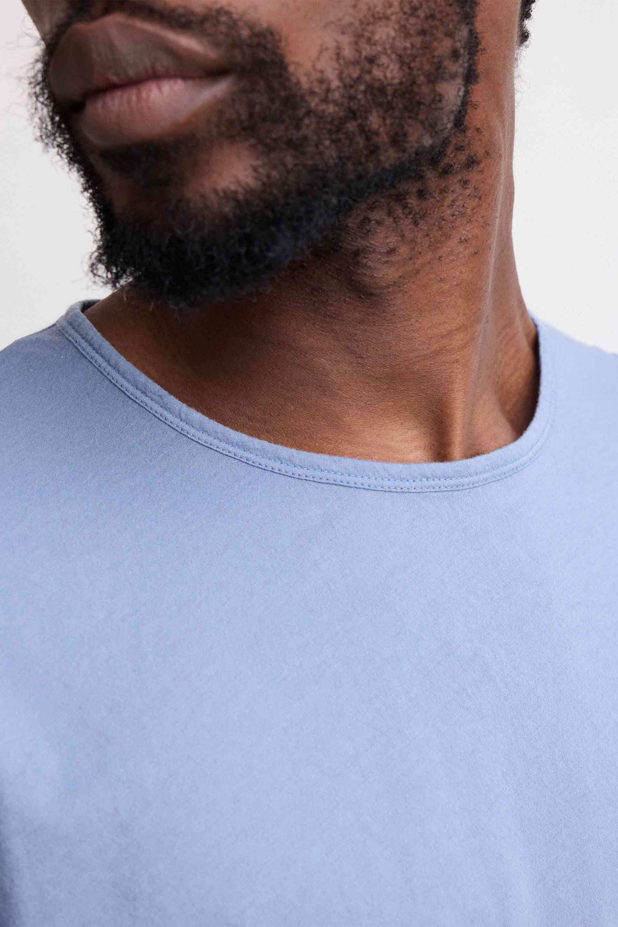 Hartford ανδρικό T-shirt μονόχρωμο - BD65301 Γαλάζιο φωτογραφία