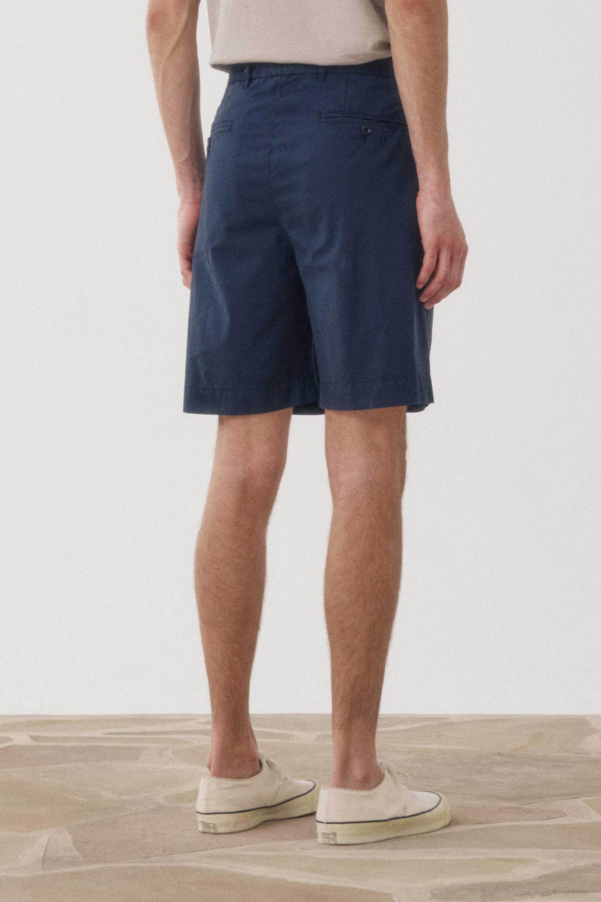 Hartford Ανδρική Βερμούδα Chino Classic Straight Cut - Bf50102 Μπλε Σκούρο