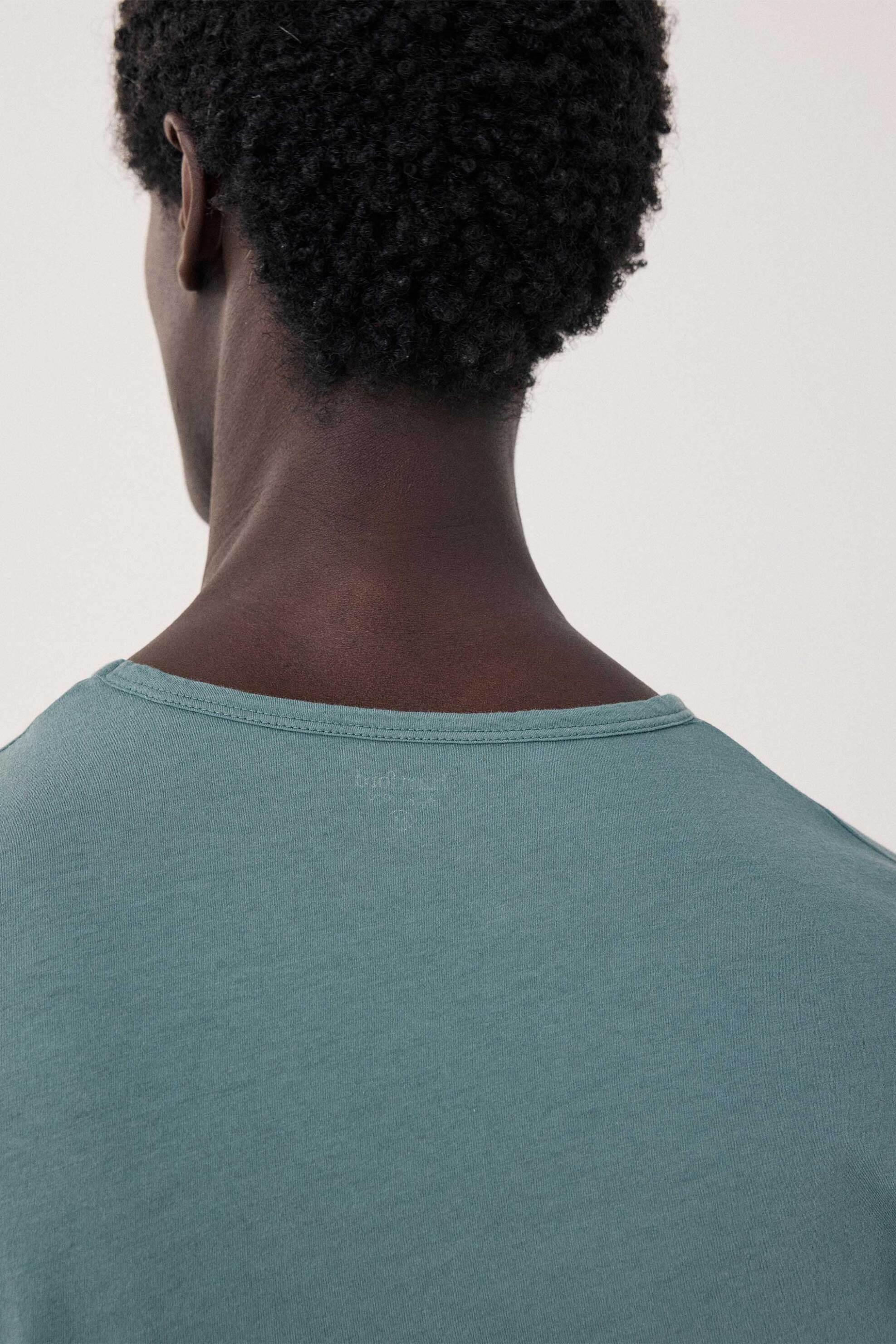 Hartford Ανδρικό T-Shirt Μονόχρωμο Regular Fit - Bf65301 Πράσινο Teal