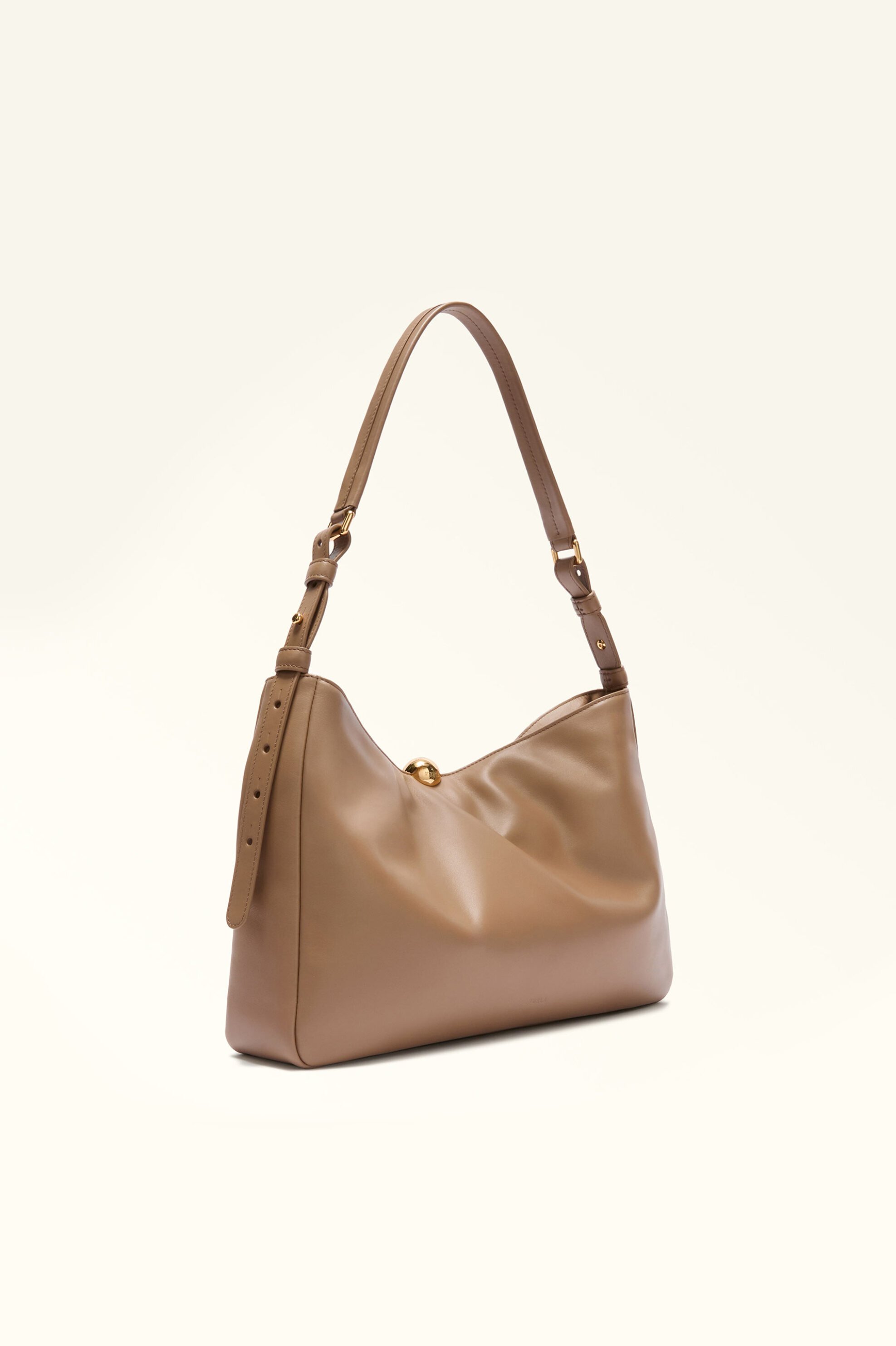 Furla γυναικεία δερμάτινη τσάντα ώμου "Sfera Soft L" - WB01365-BX3168 Μπεζ φωτογραφία