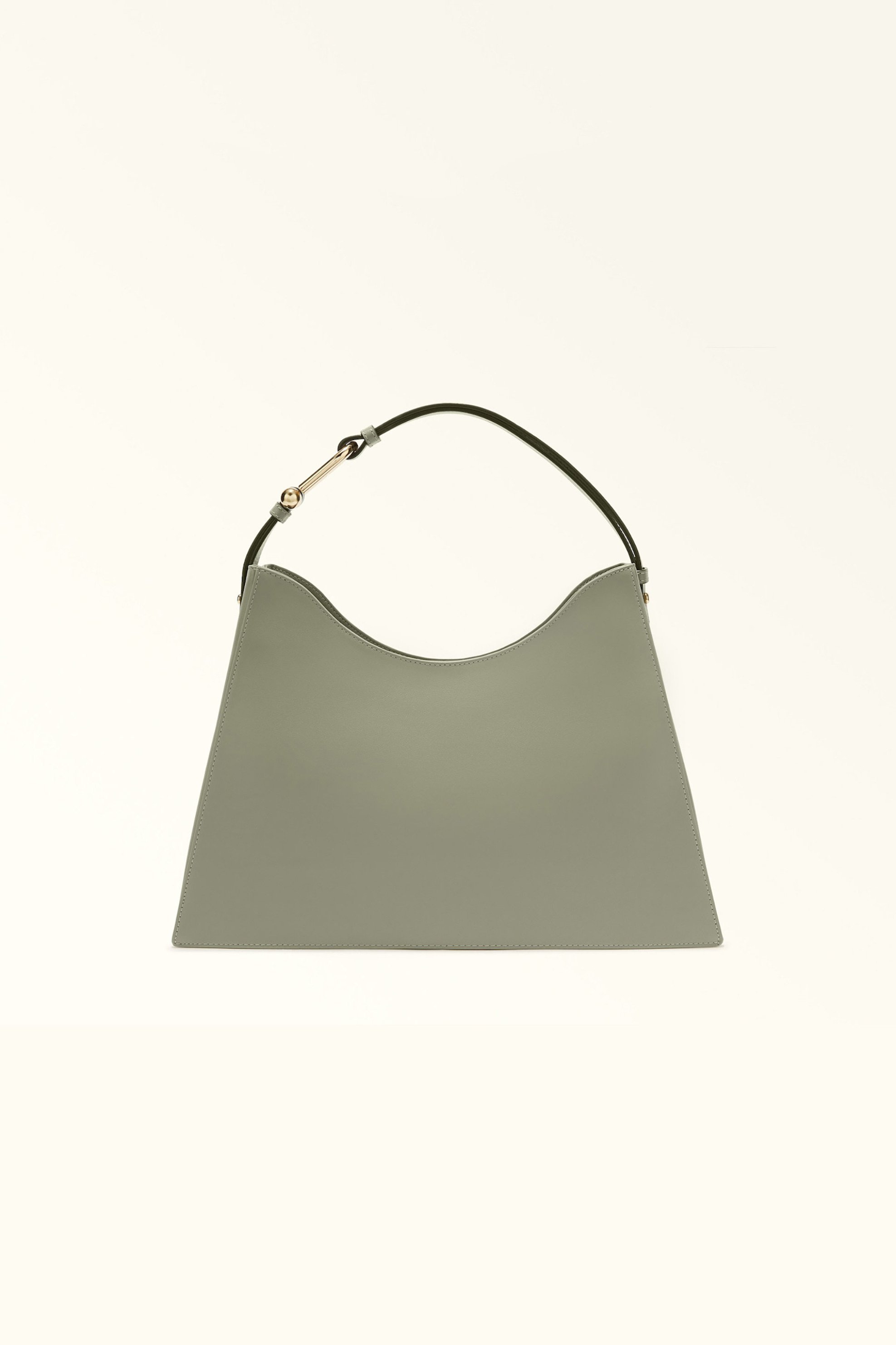 Furla γυναικεία δερμάτινη τσάντα ώμου "Nuvola Large" - WB01246-BX2045AG700 Λαδί