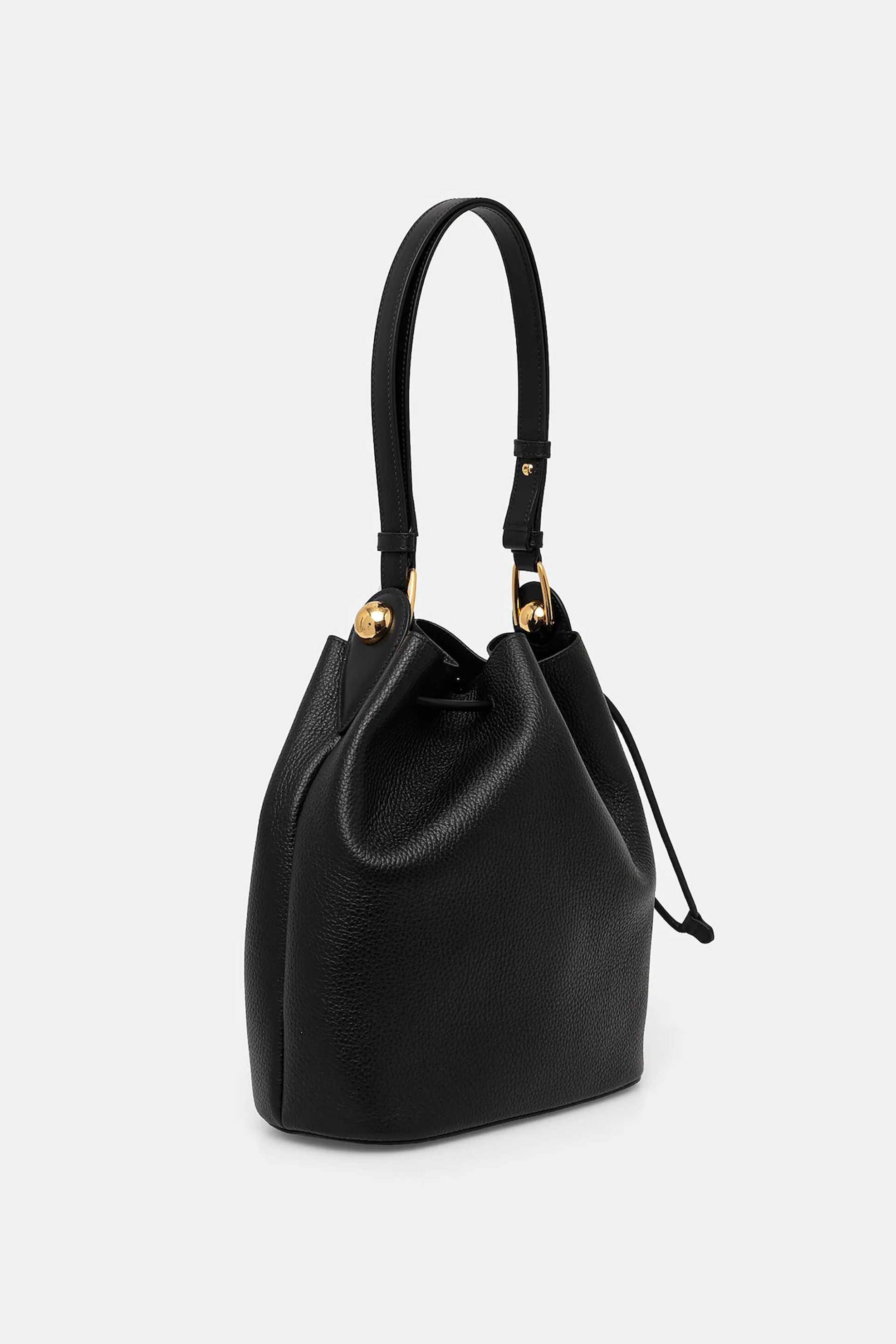 Furla γυναικεία δερμάτινη τσάντα bucket - WB01449-BX0176 Μαύρο φωτογραφία