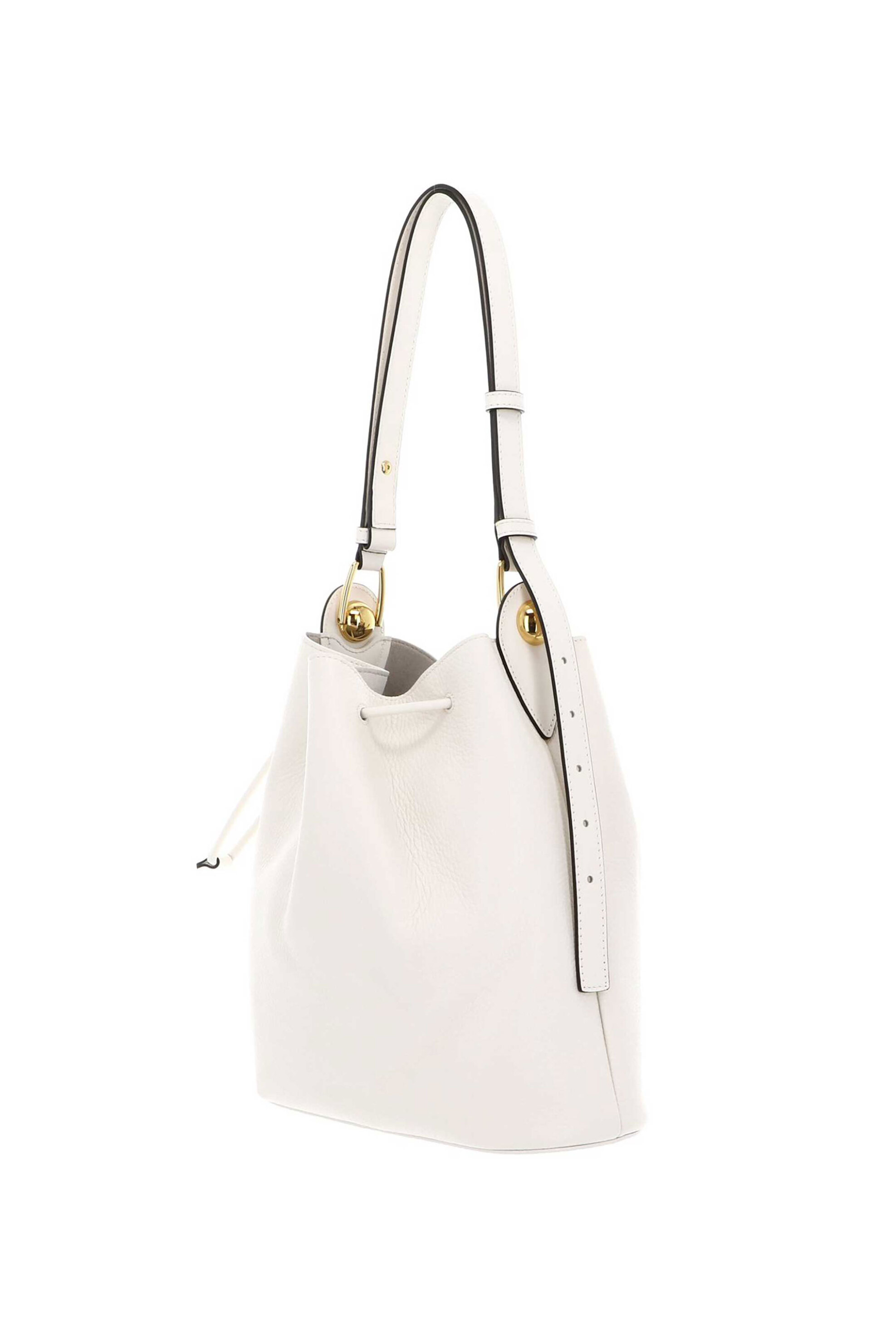Furla γυναικεία δερμάτινη τσάντα bucket - WB01449-BX0176 Λευκό φωτογραφία