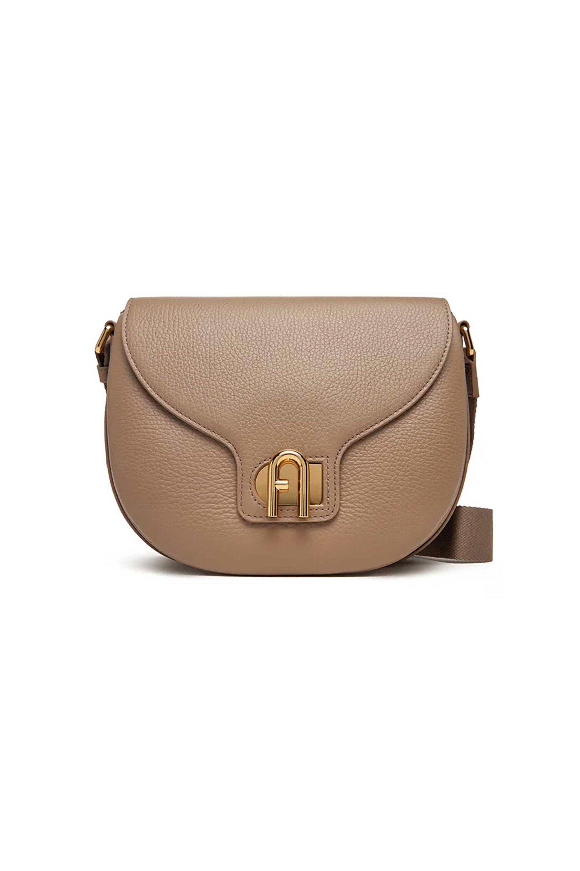 Furla γυναικεία τσάντα crossbody "Lotus Crossbody S" - WB01605-BX0356 Καφέ Ανοιχτό
